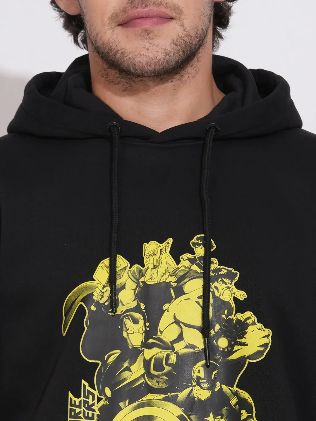 Black Easy Fit Men's Hoodie by Being Human Clothing - Image 5