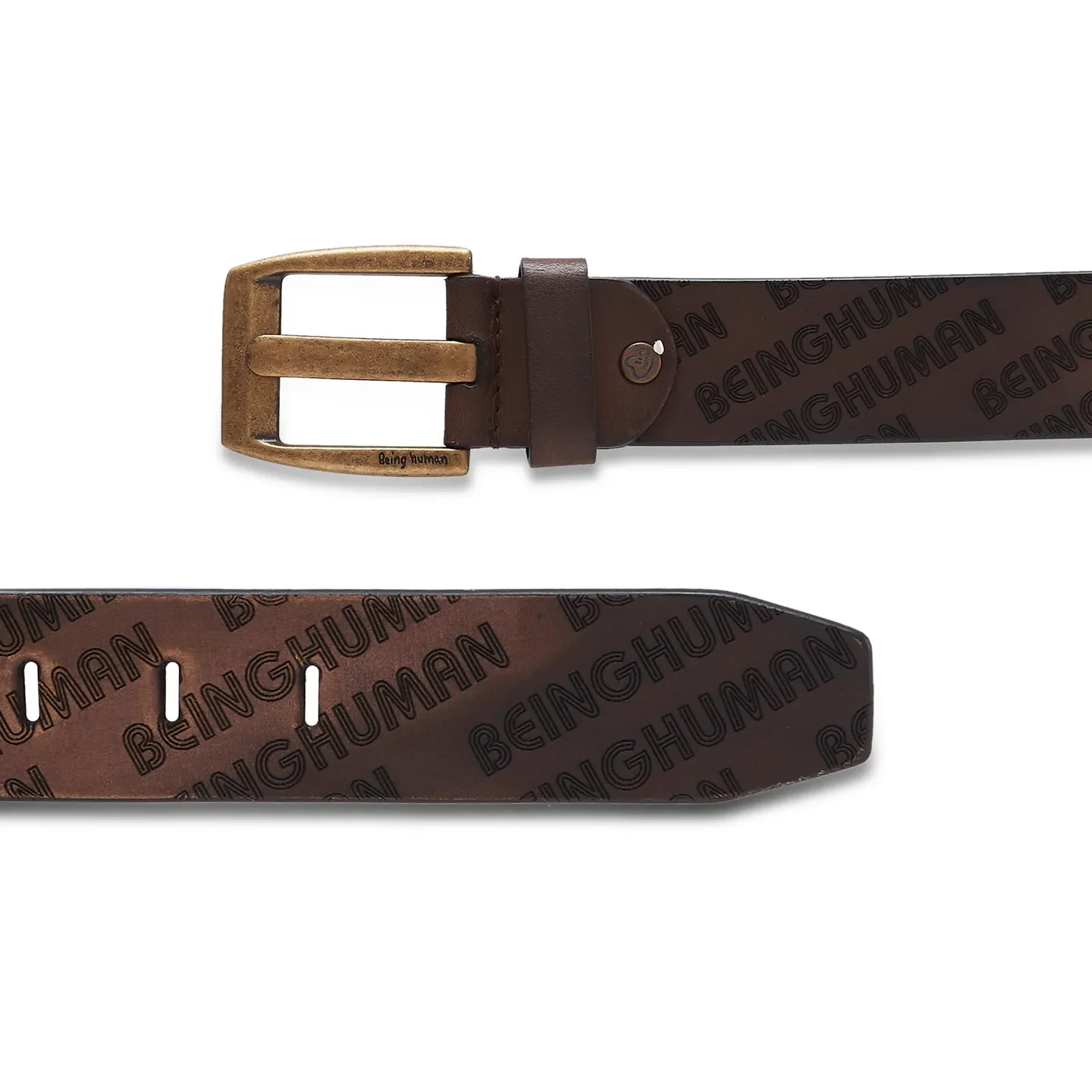 Brown Men's Belt By Being Human Clothing - Image 3