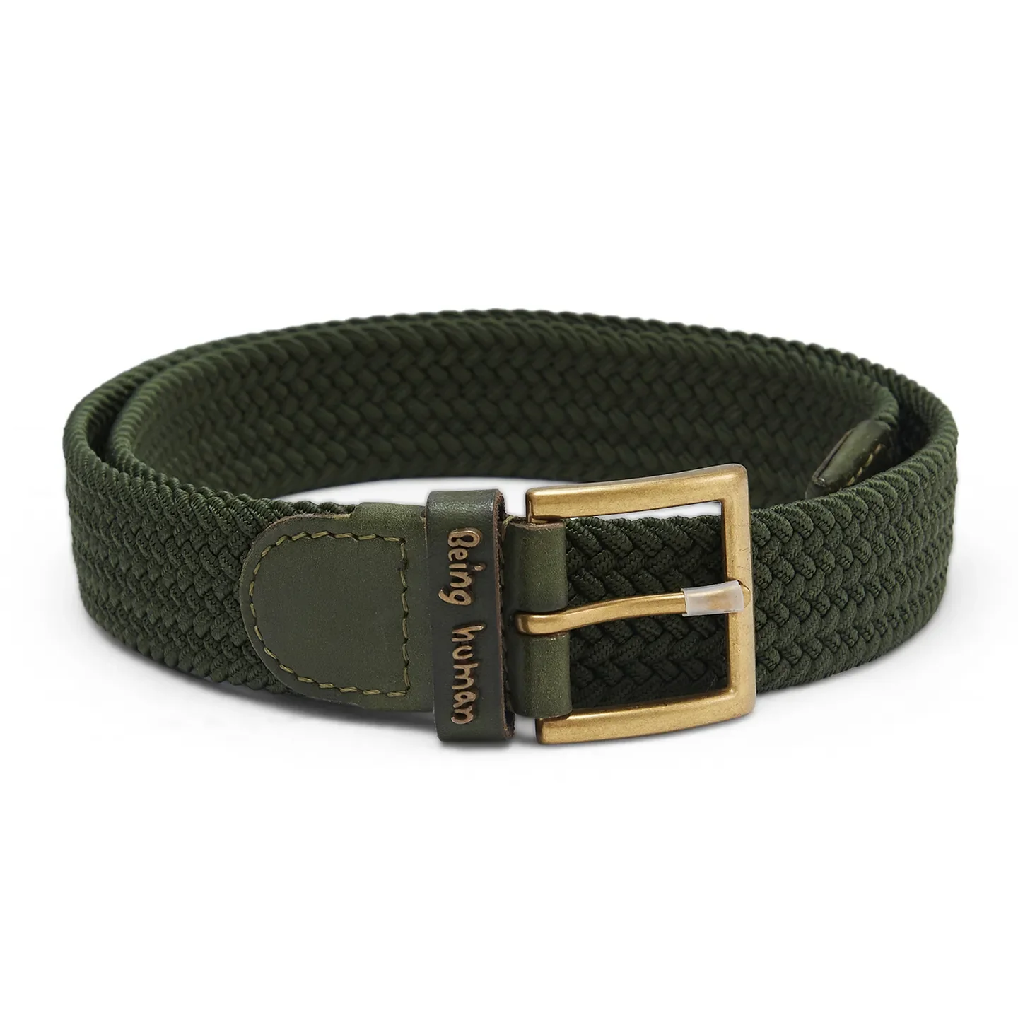 Olive Men's Belt By Being Human Clothing - Image 6