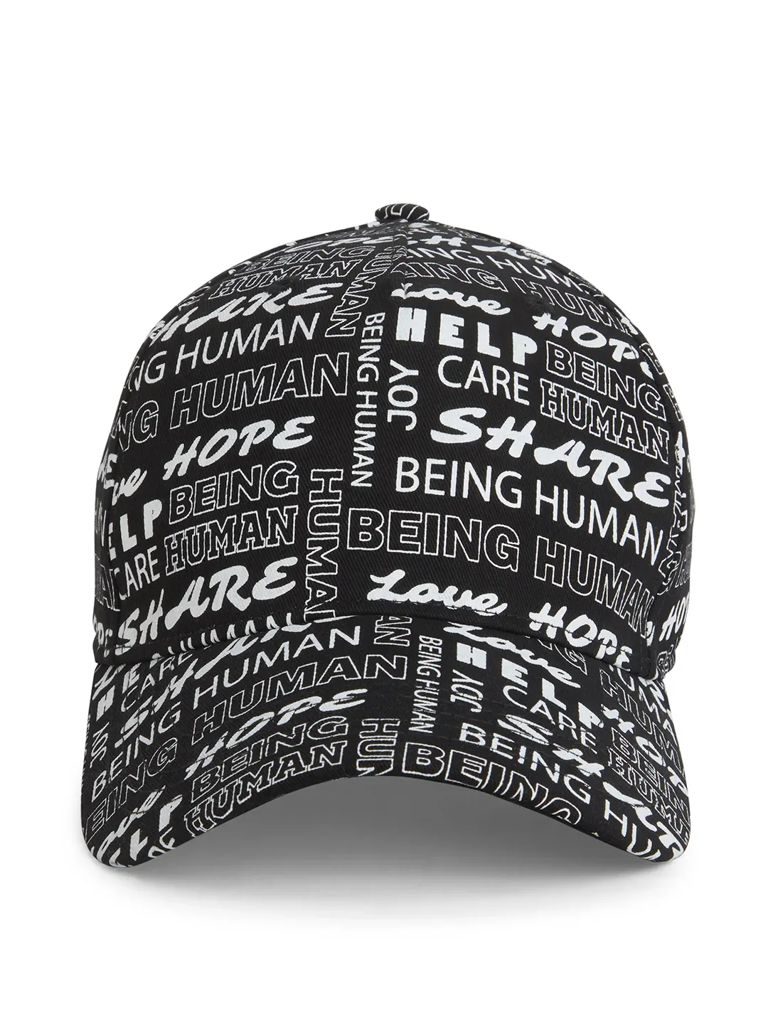 Black Unisex Cap by Being Human Clothing