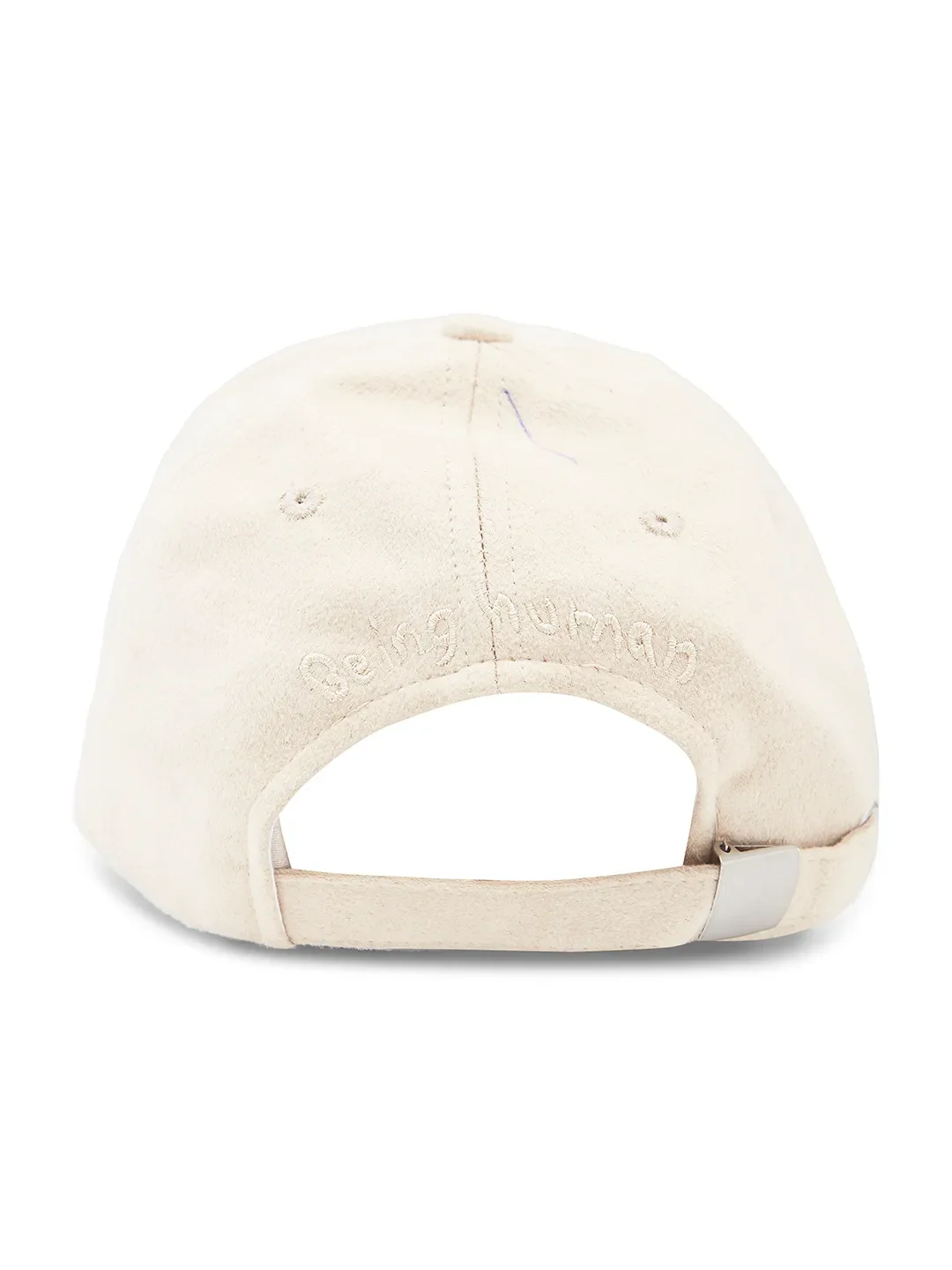 Beige Unisex Cap by Being Human Clothing - Image 4