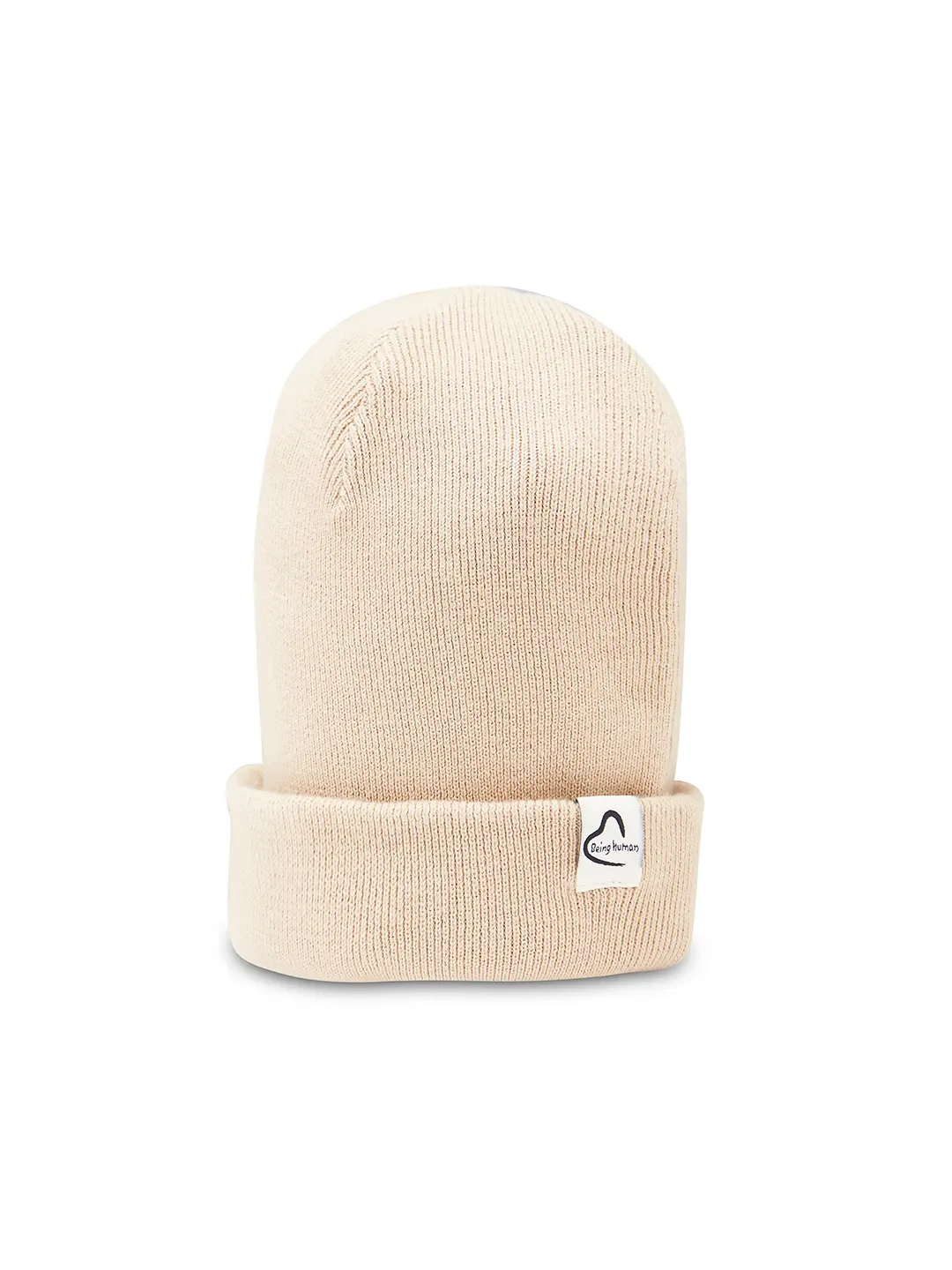 Beige Unisex Cap by Being Human Clothing - Image 3