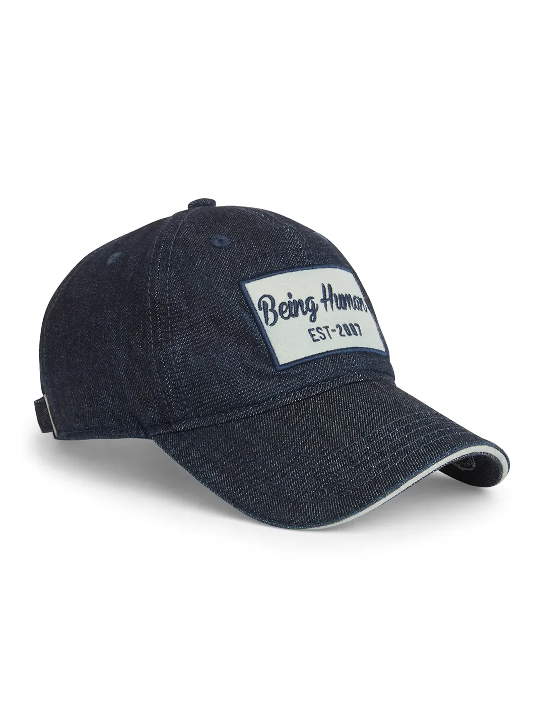 Blue Unisex Cap by Being Human Clothing - Image 3