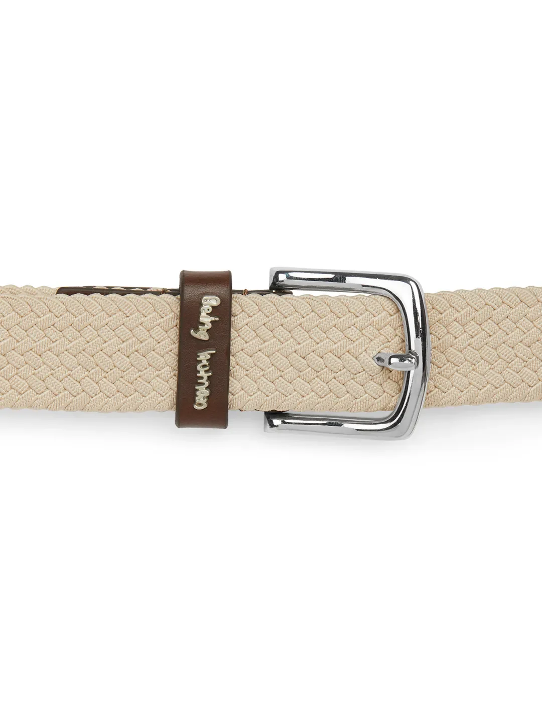 Beige Men's Belt By Being Human Clothing - Image 3