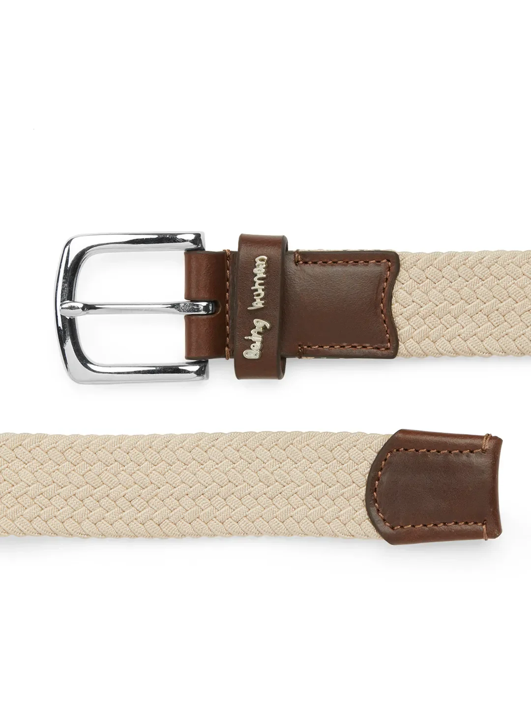 Beige Men's Belt By Being Human Clothing - Image 4