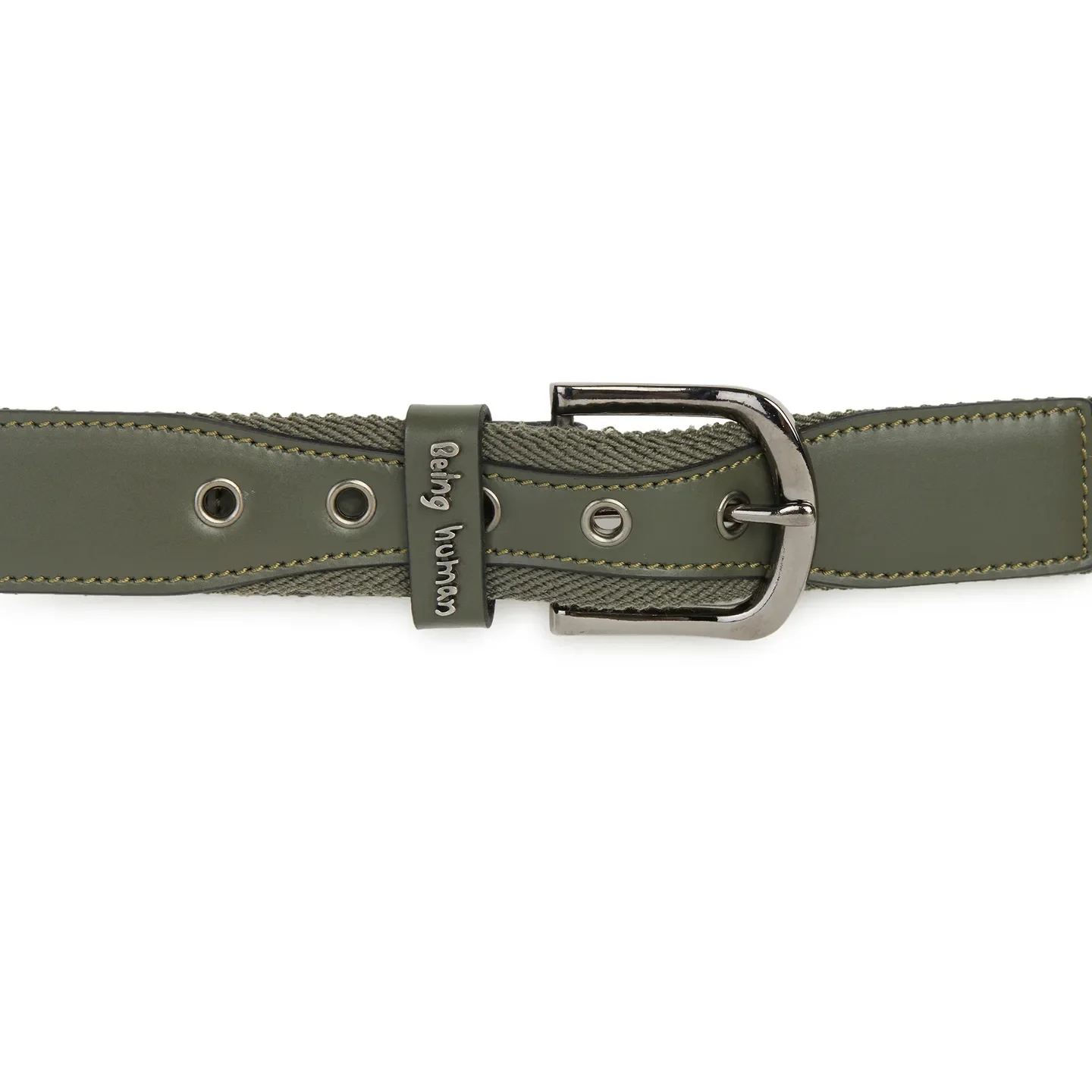 Olive Men's Belt By Being Human Clothing - Image 3