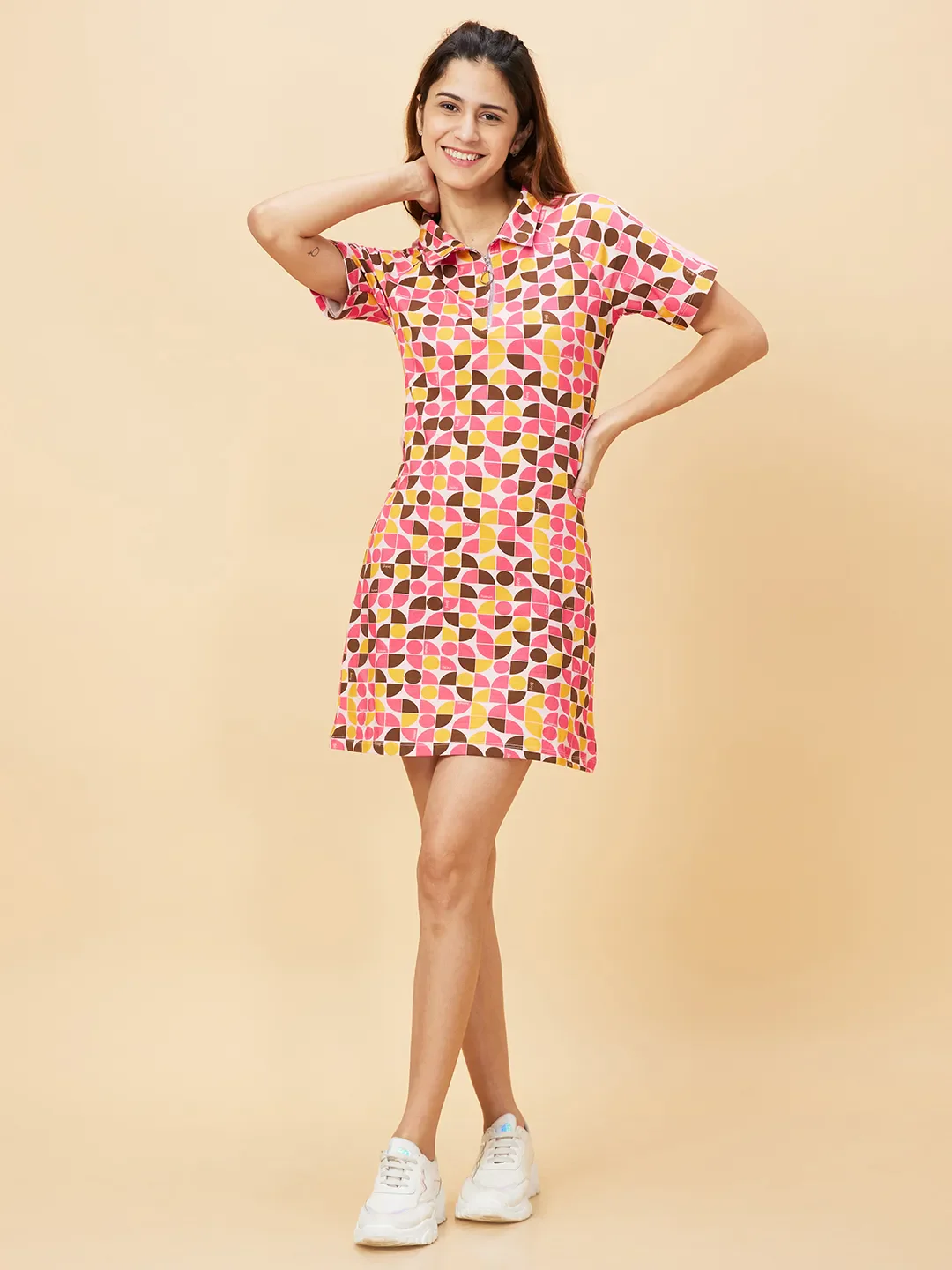 Pink Women's Dress by Being Human Clothing - Image 2