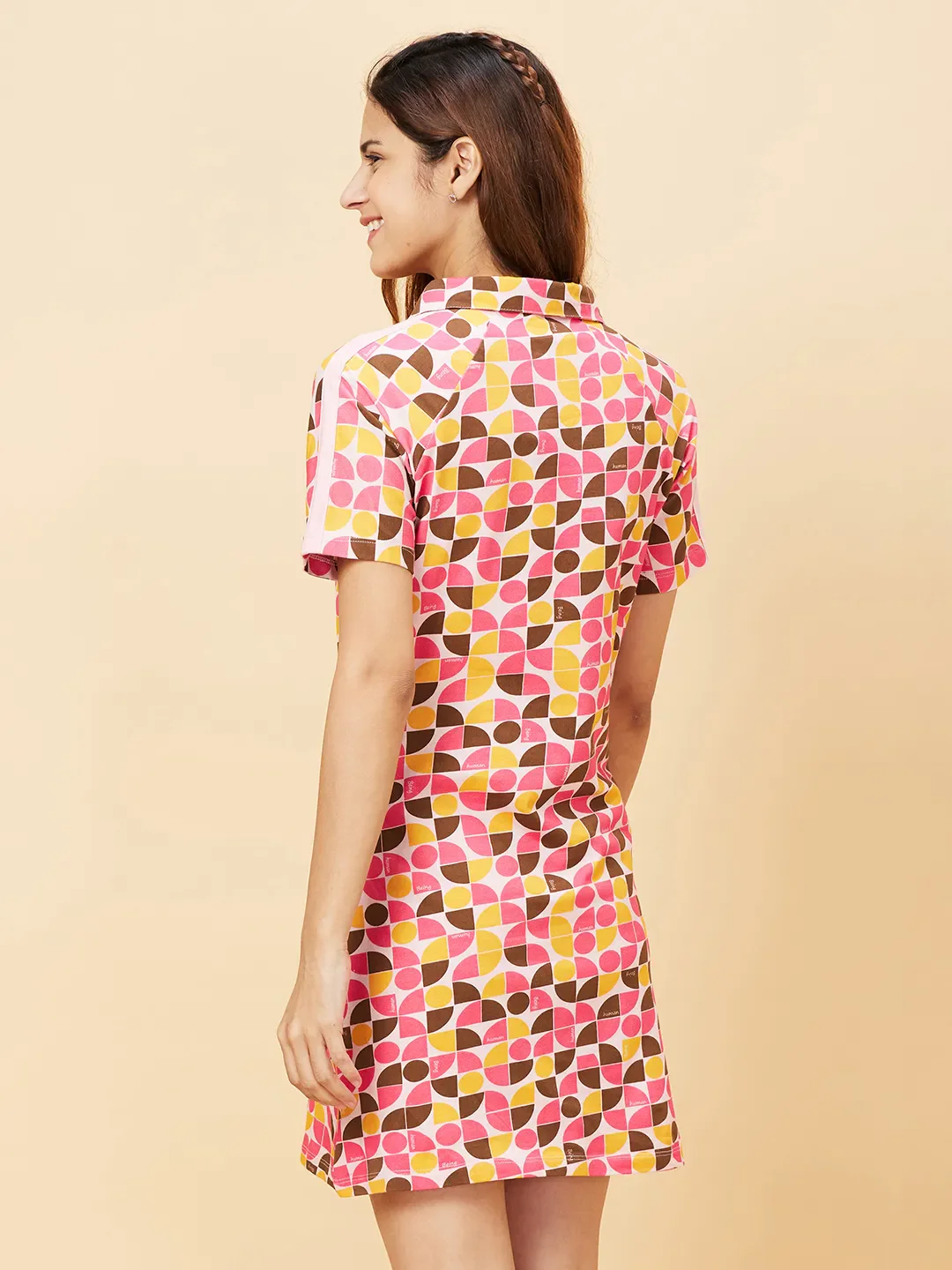 Pink Women's Dress by Being Human Clothing - Image 4