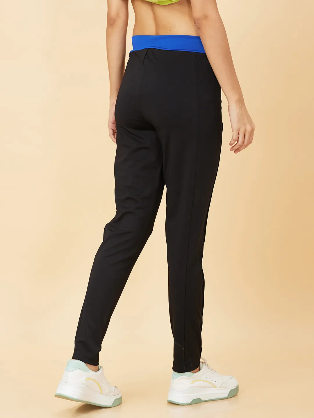 Black Skinny Fit Women's Leggings By Being Human Clothing - Image 4