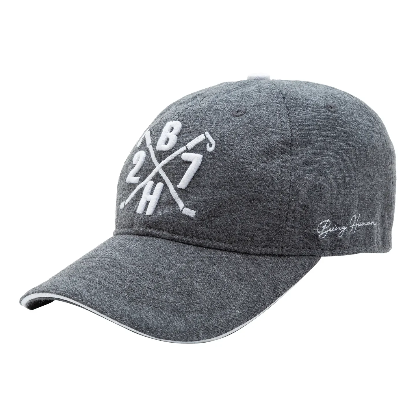 Grey Cotton Unisex Cap by Being Human Clothing - Image 3