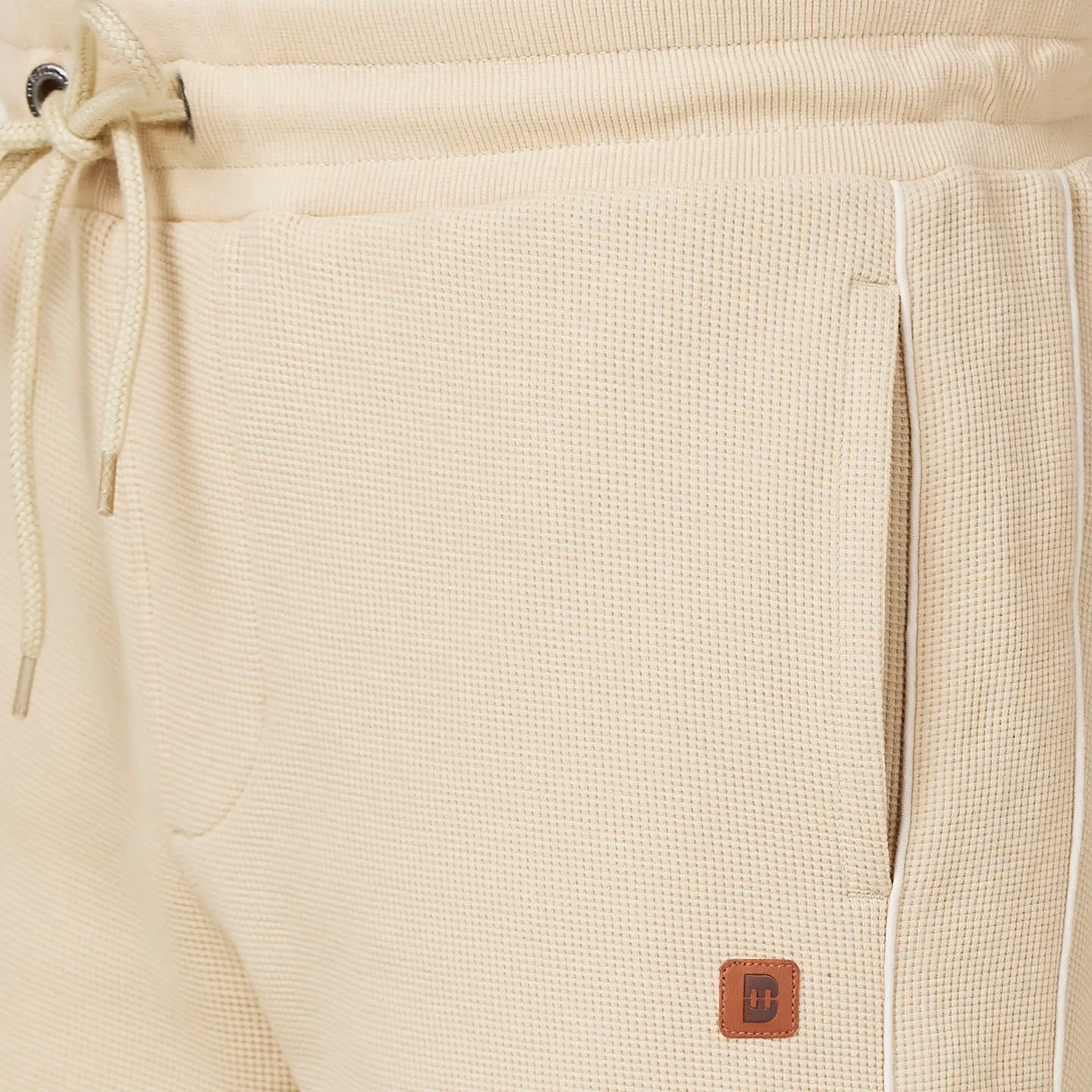 Beige Regular Fit Shorts For Men By Being Human Clothing - Image 5
