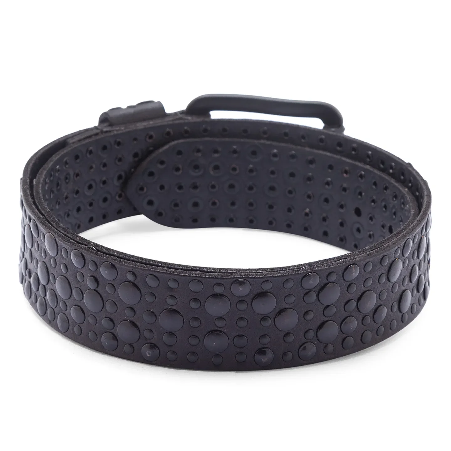 Black Leather Men's Belt By Being Human Clothing - Image 2