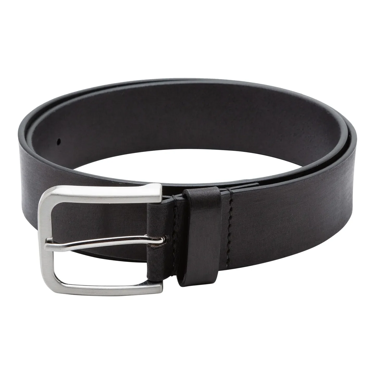 Black Leather Men's Belt By Being Human Clothing