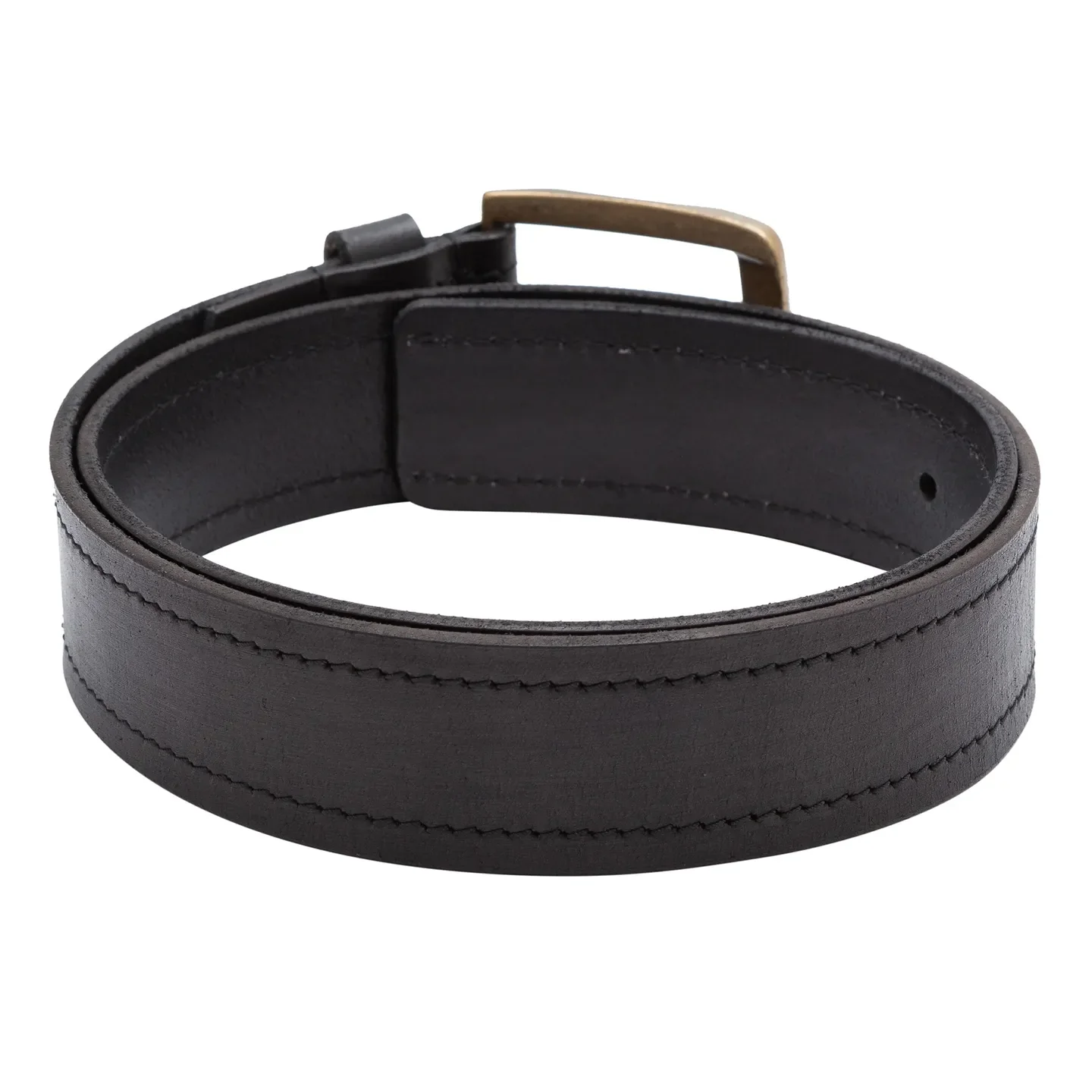 Black Leather Men's Belt By Being Human Clothing - Image 2