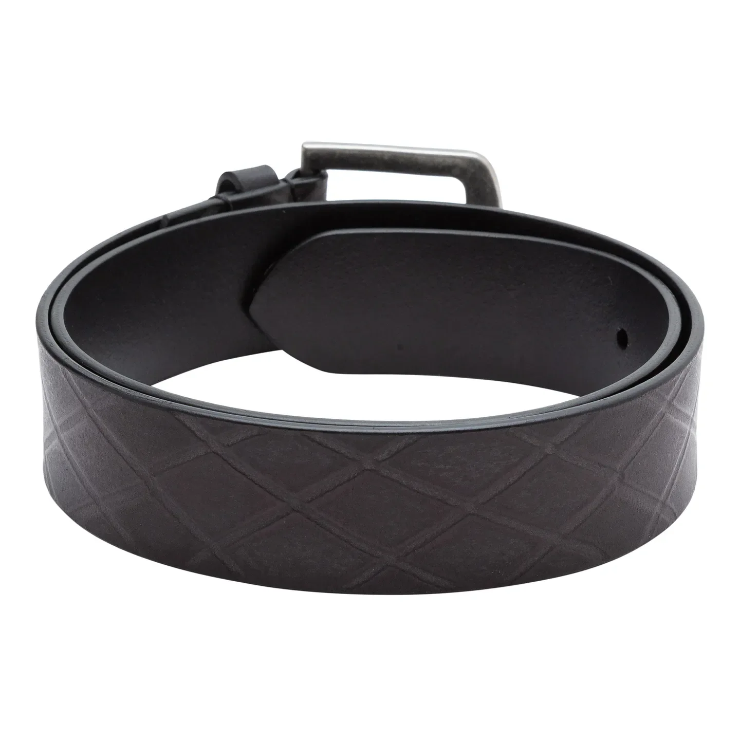 Black Leather Men's Belt By Being Human Clothing - Image 2
