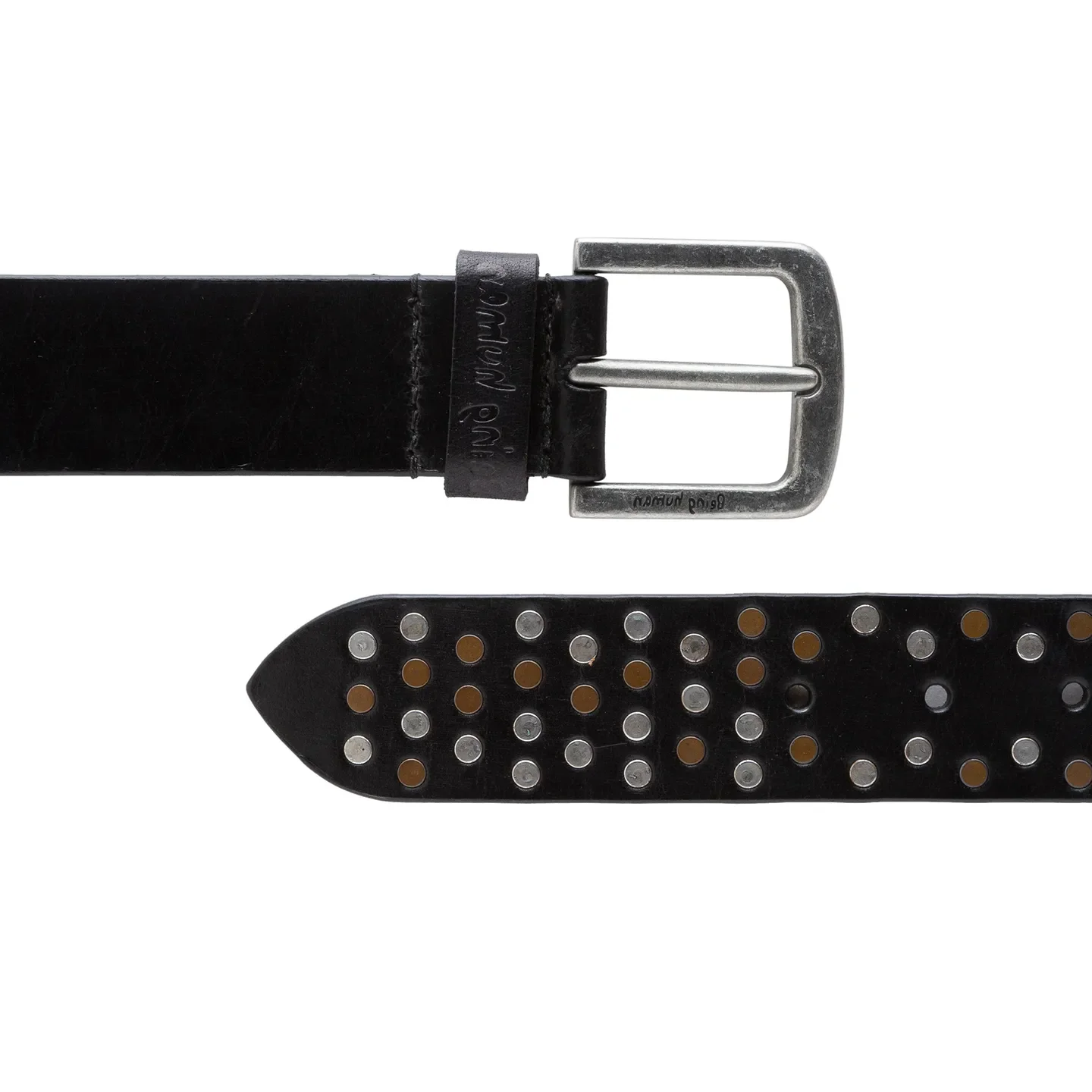 Black Leather Men's Belt By Being Human Clothing - Image 3