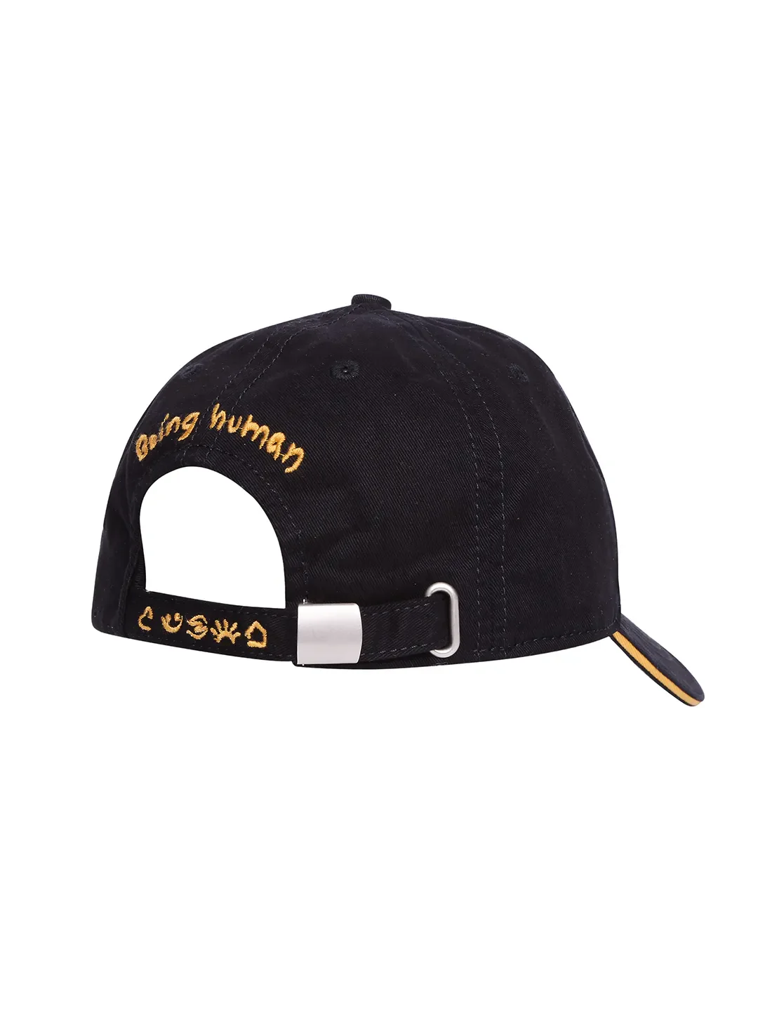 Black Cotton Unisex Cap by Being Human Clothing - Image 3