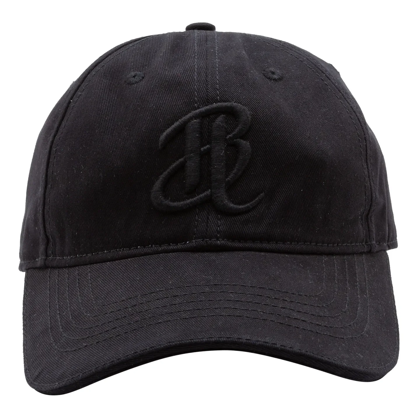 Black Cotton Unisex Cap by Being Human Clothing
