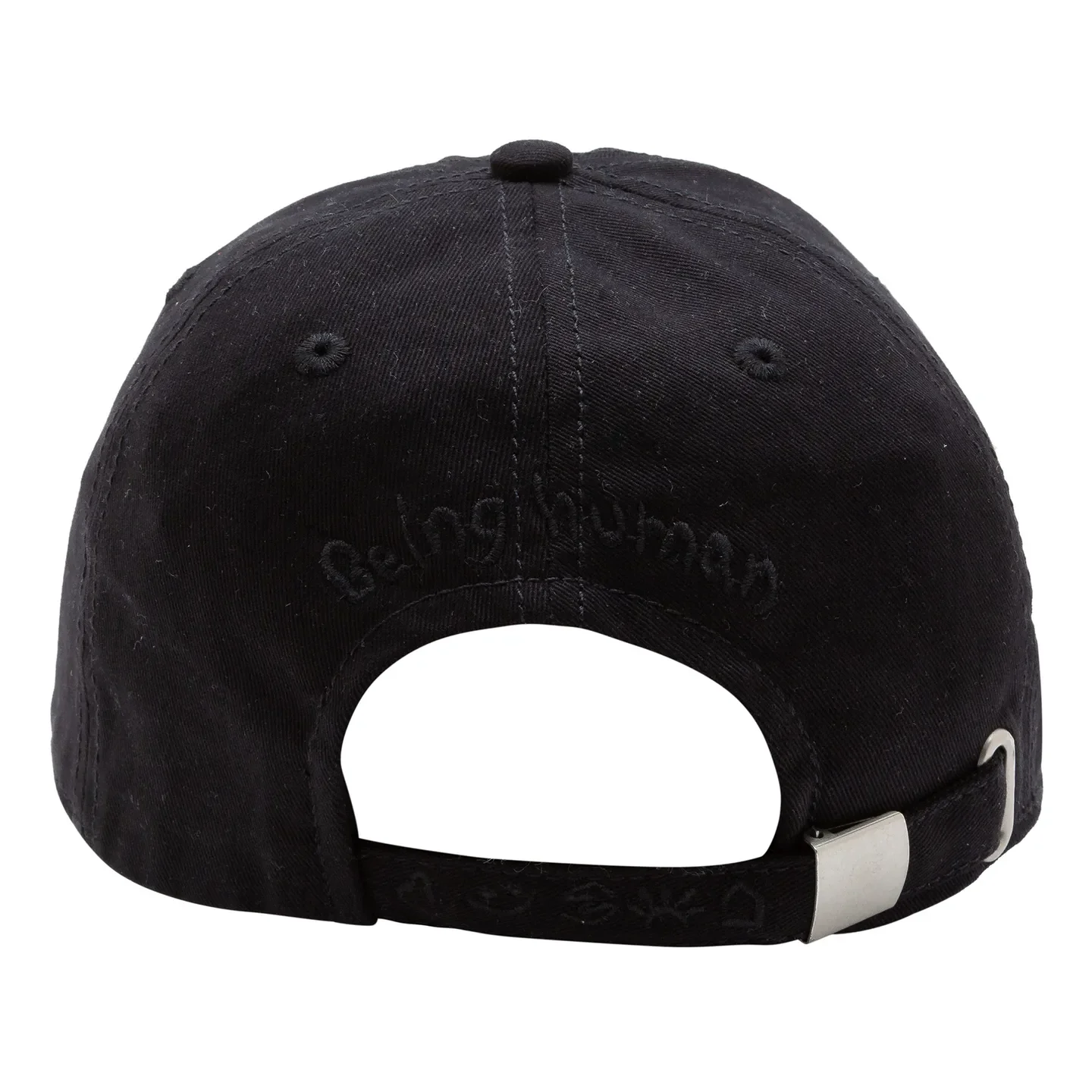 Black Cotton Unisex Cap by Being Human Clothing - Image 4