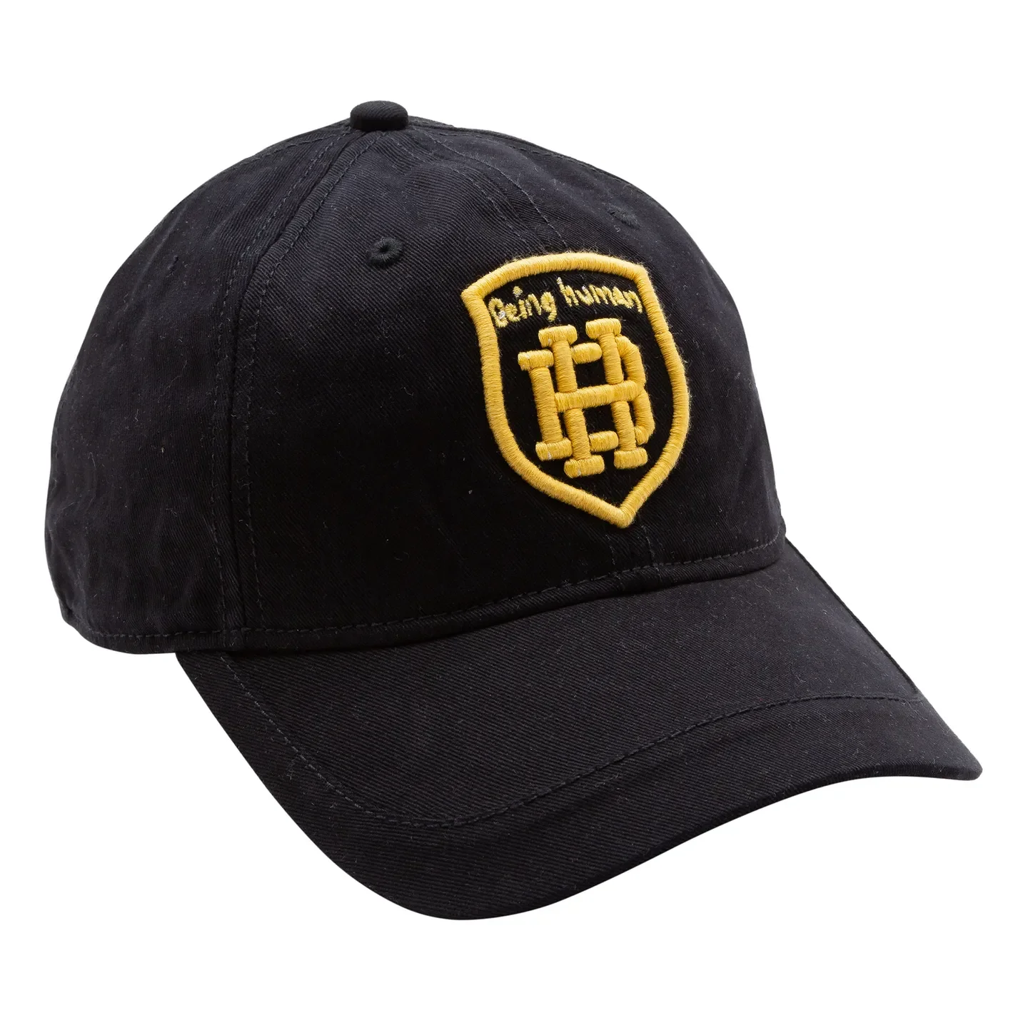 Black Cotton Unisex Cap by Being Human Clothing - Image 2