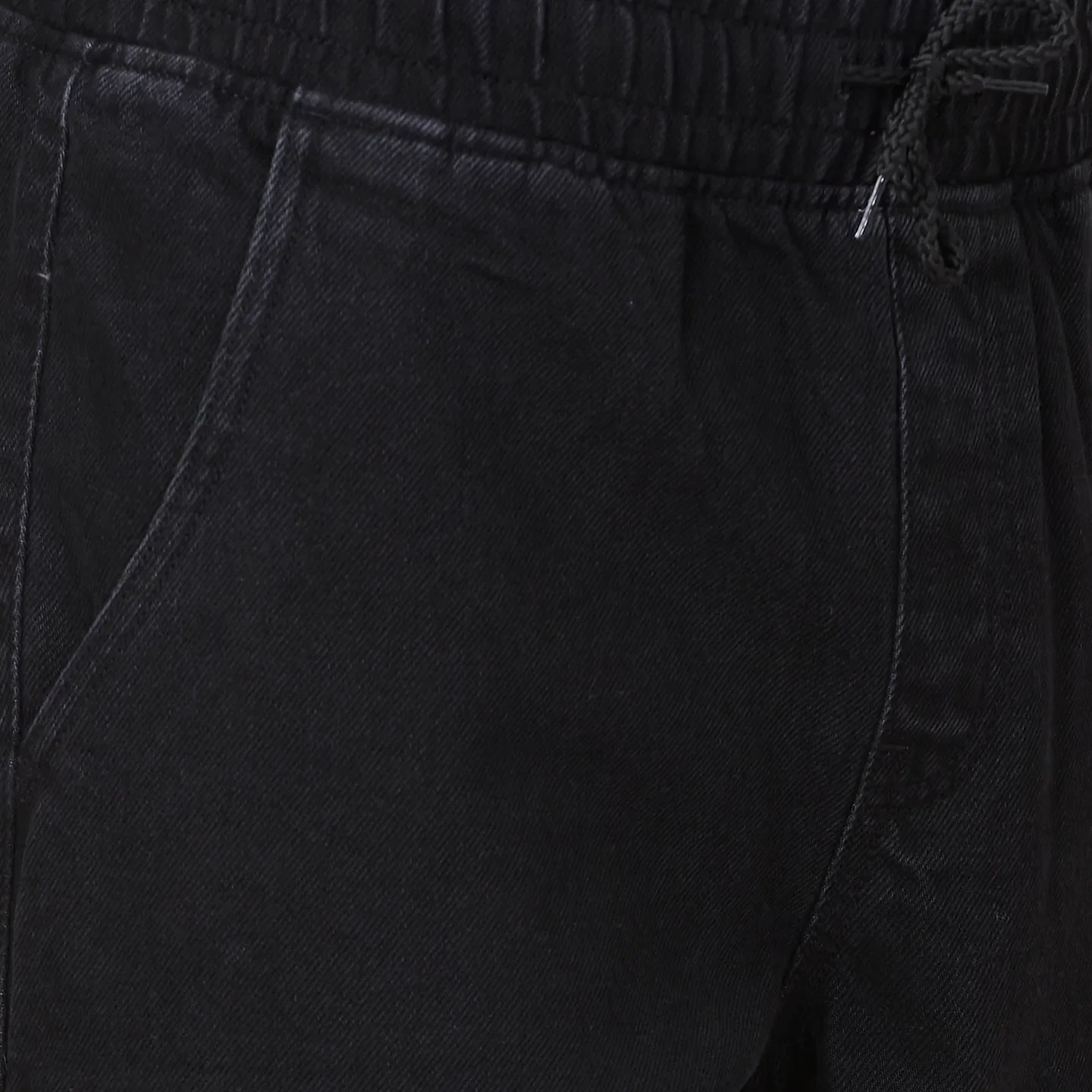 Black Slim Fit Joggers For Men By Being Human Clothing - Image 5