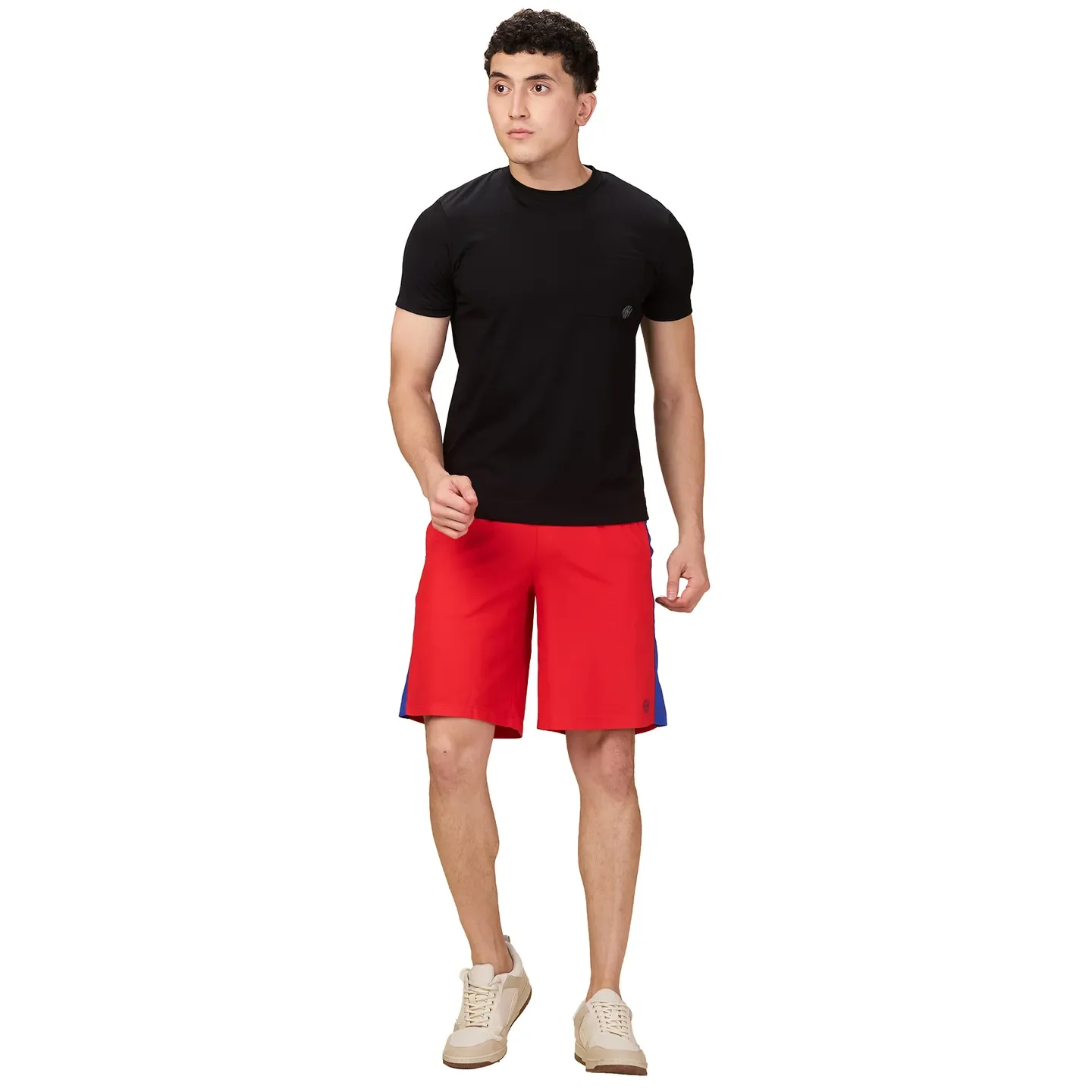 Black Easy Fit Round Neck Men's T-Shirt by Being Human Clothing - Image 2
