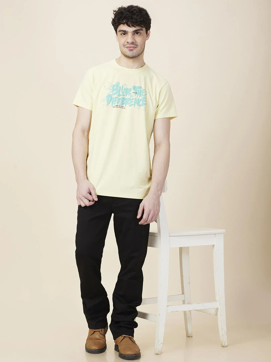 Black Boot Cut Fit Denims For Men By Being Human Clothing - Image 6