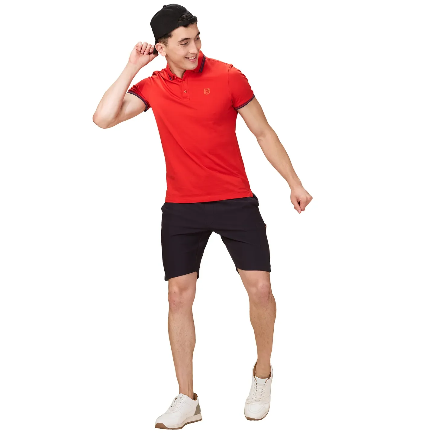 Charcoal Regular Fit Shorts For Men By Being Human Clothing - Image 6