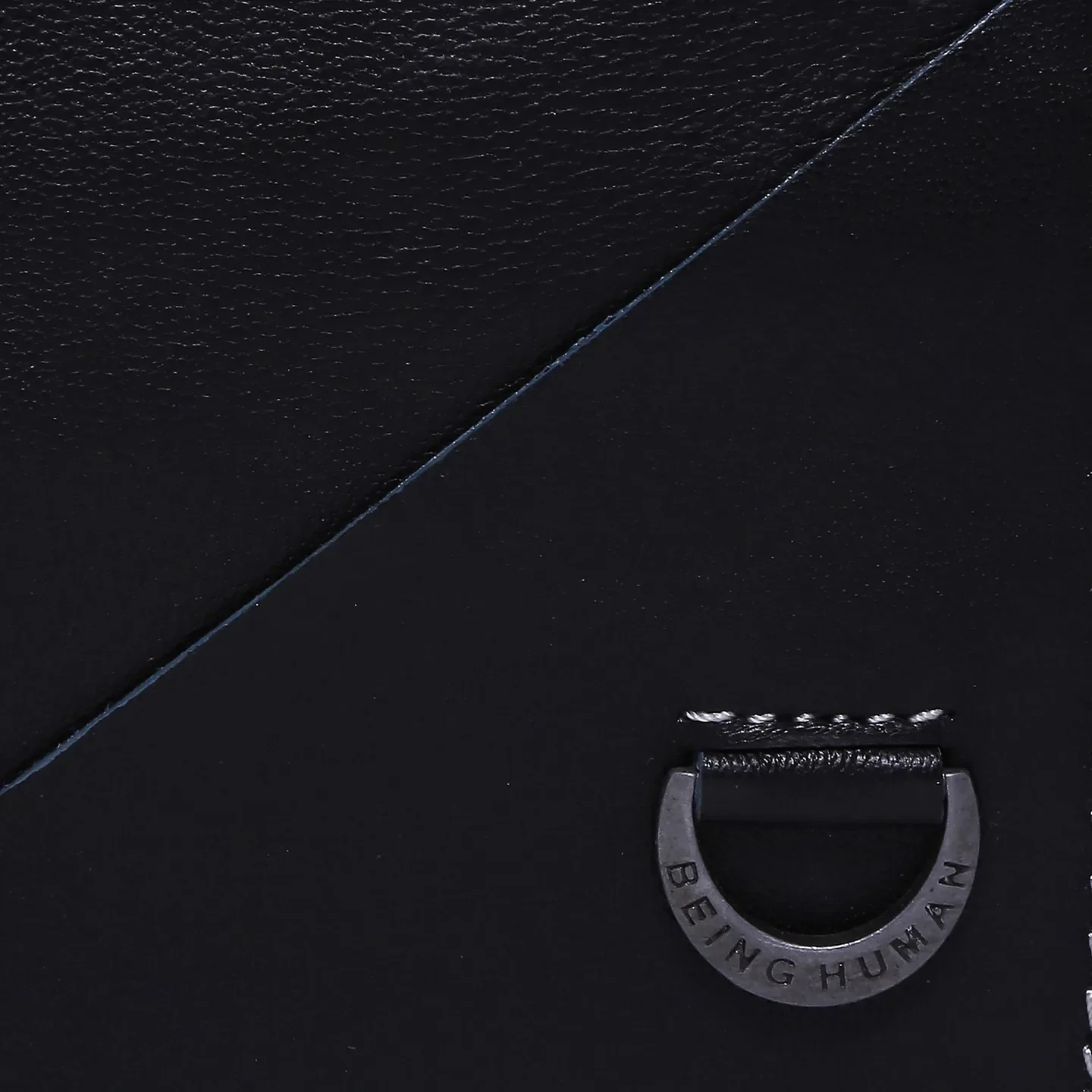 Black Leather Men's Wallet by Being Human Clothing - Image 4