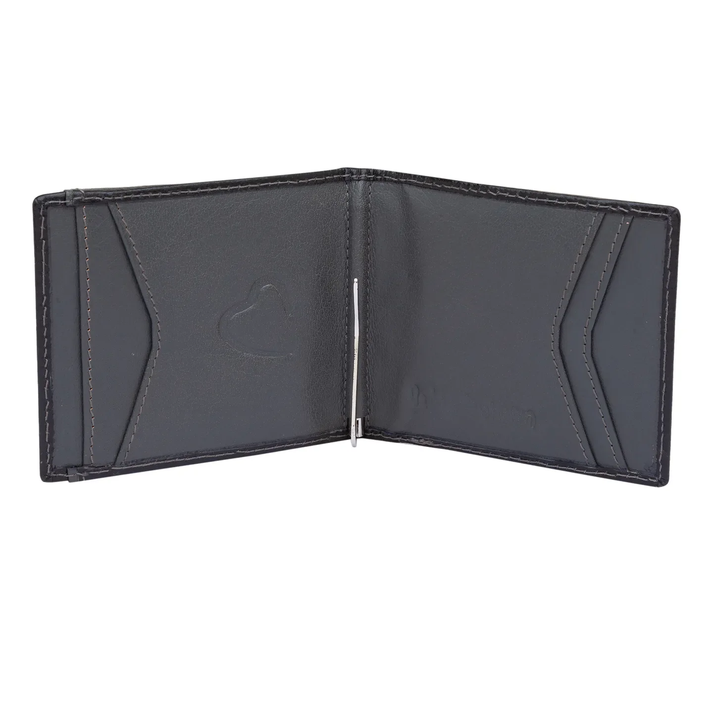 Black Leather Men's Wallet by Being Human Clothing - Image 2