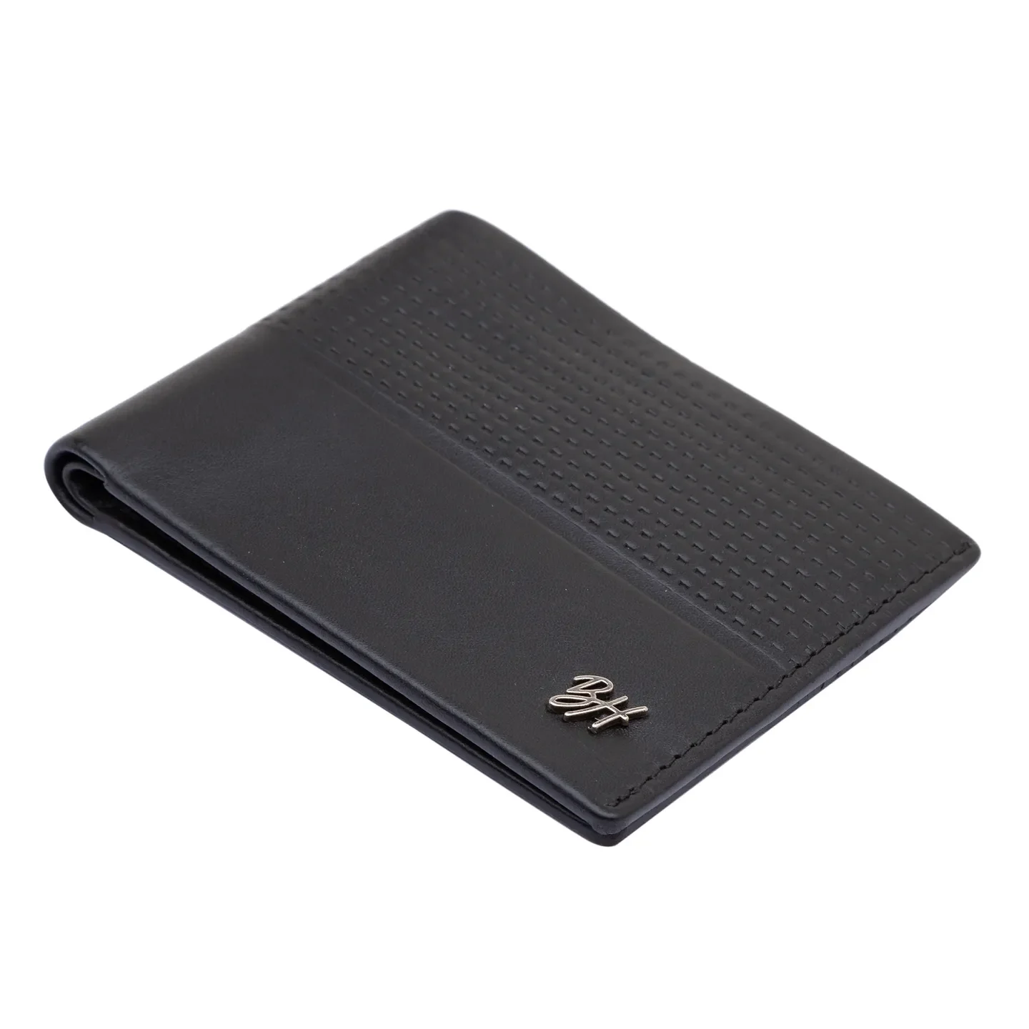Black Leather Men's Wallet by Being Human Clothing - Image 4