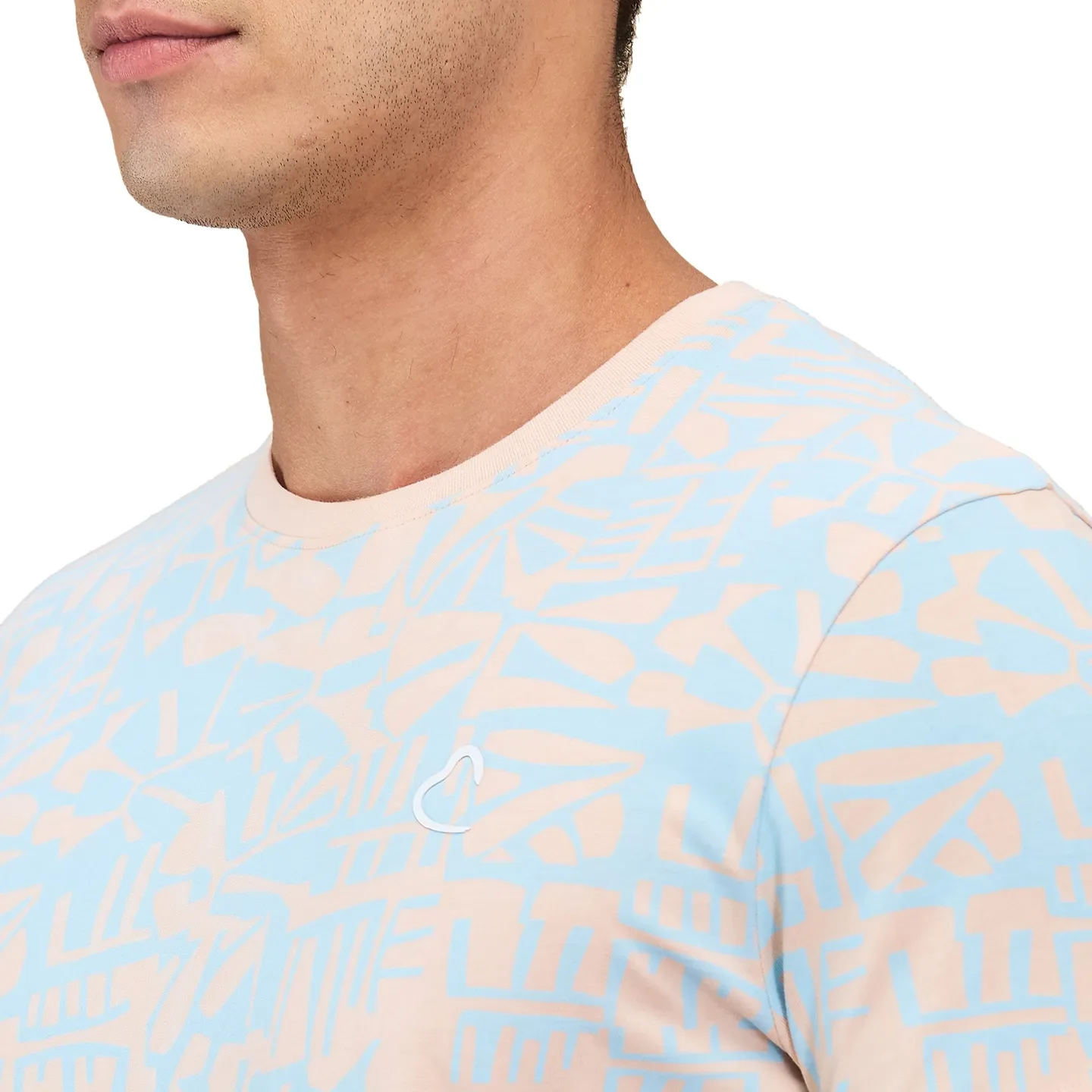Spanish Villa Slim Fit Round Neck Men's T-Shirt by Being Human Clothing - Image 5