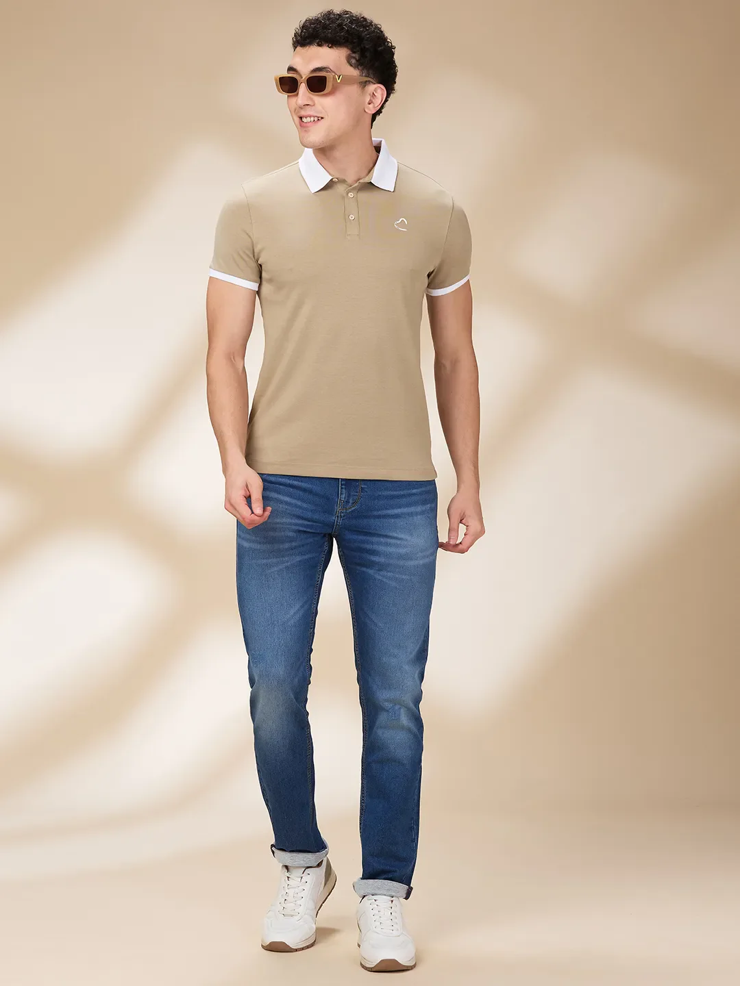 Blue Slim Fit Denims For Men By Being Human Clothing - Image 6