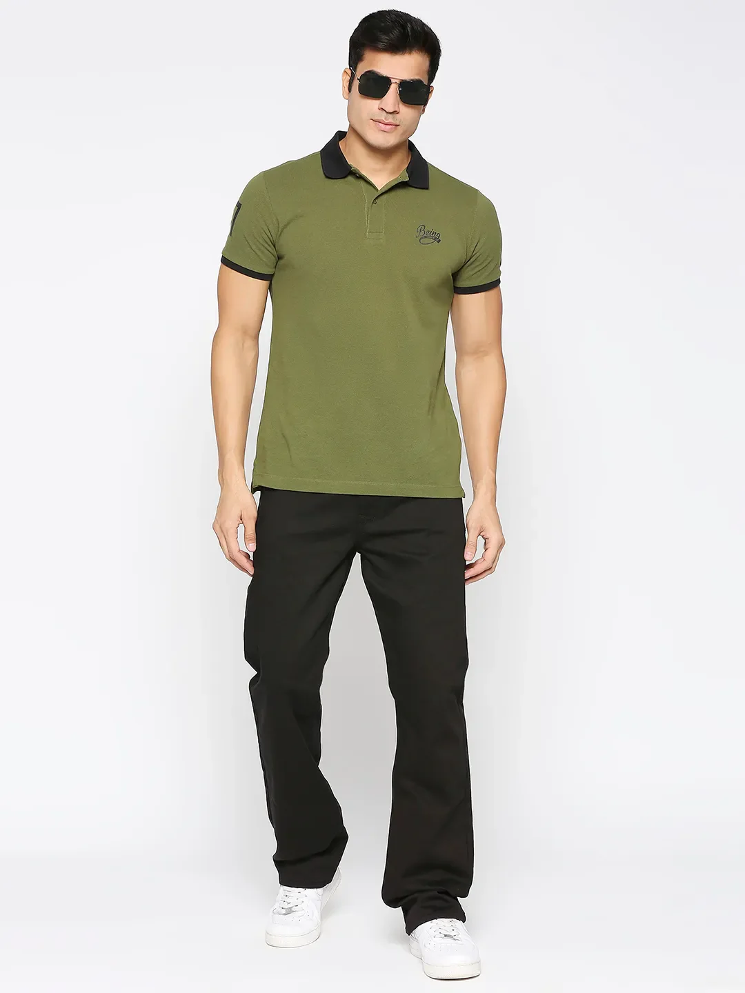 Black Boot Cut Fit Men's Denims by Being Human Clothing - Image 6