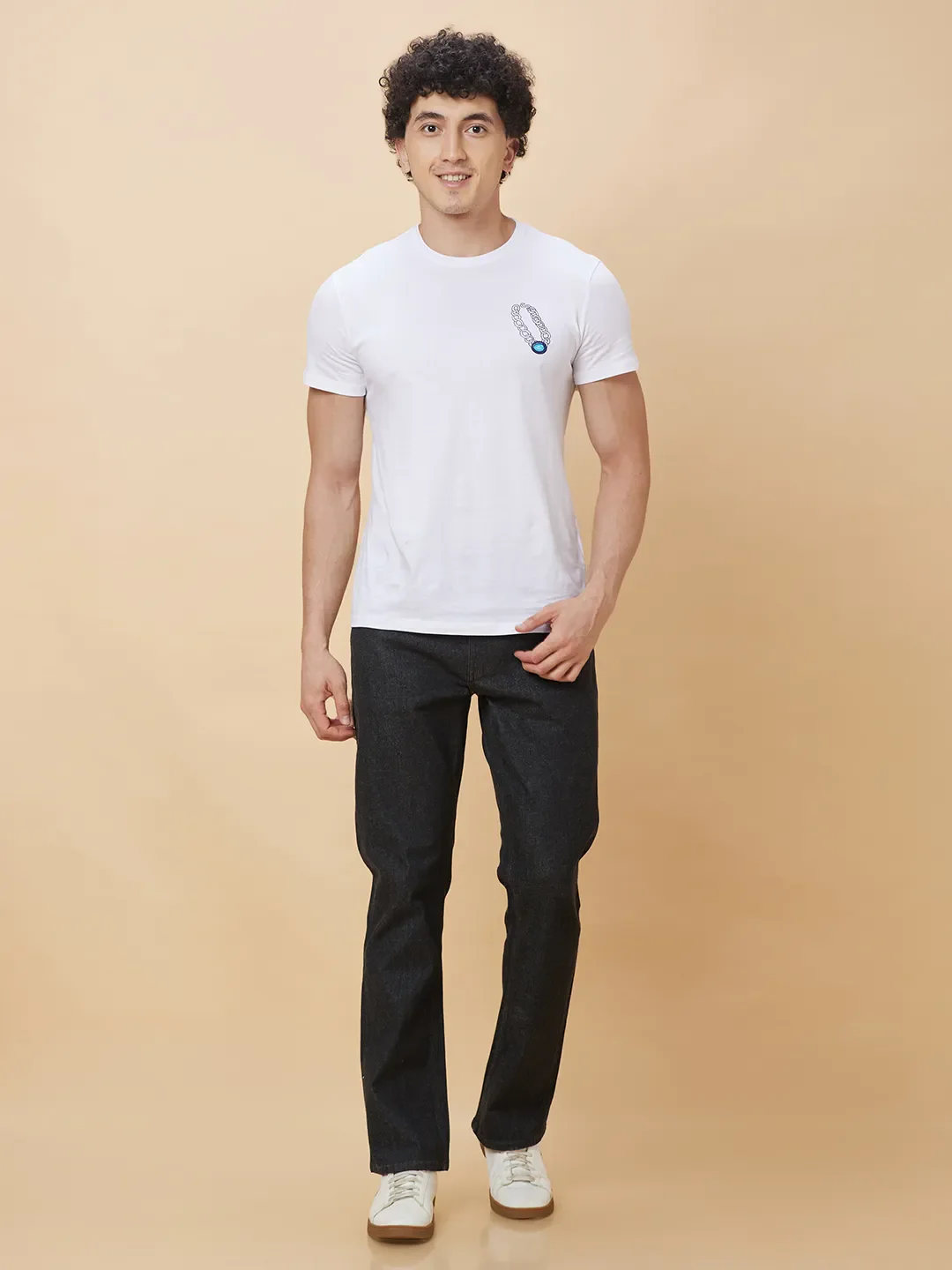 Black Boot Cut Fit Men's Denims by Being Human Clothing - Image 2
