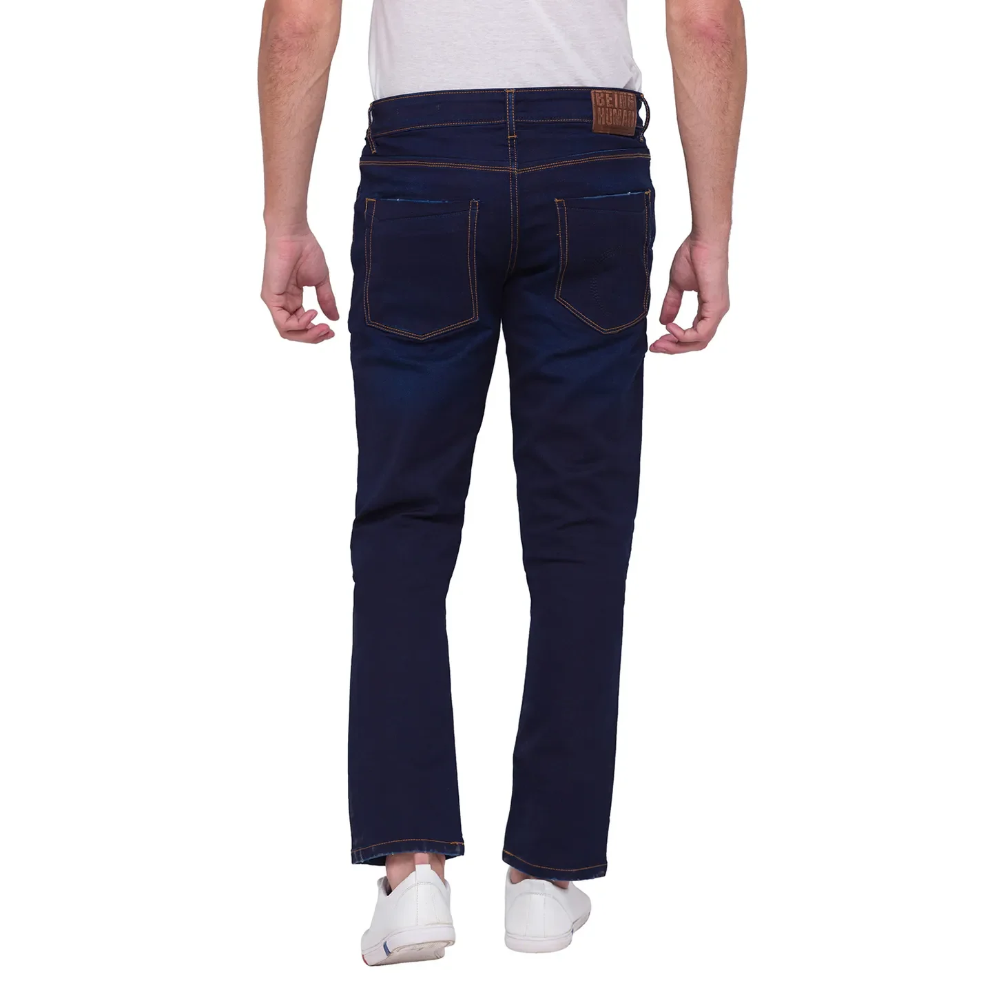 Blue Boot Cut Fit Men's Denims by Being Human Clothing - Image 2