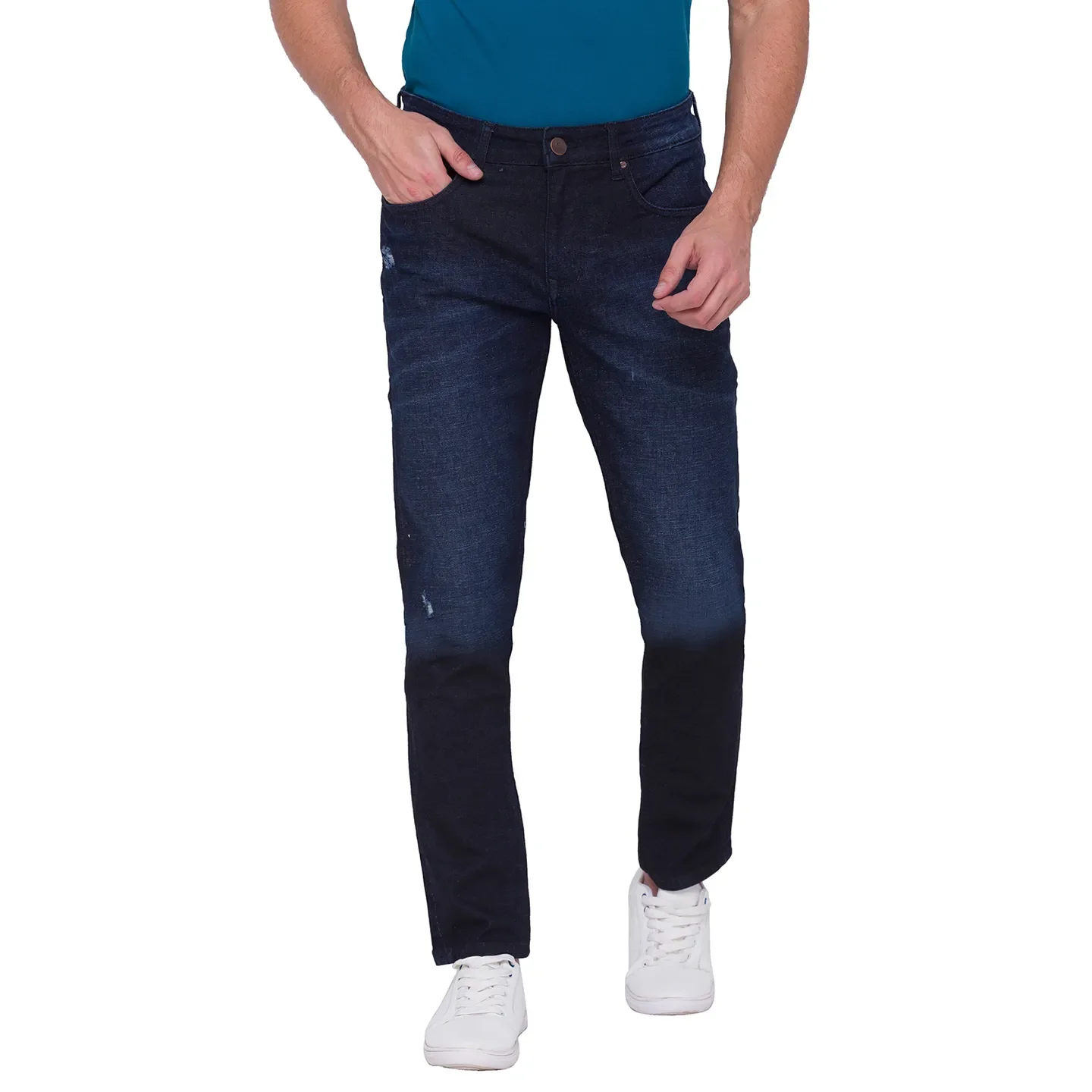 Blue Boot Cut Fit Men's Denims by Being Human Clothing