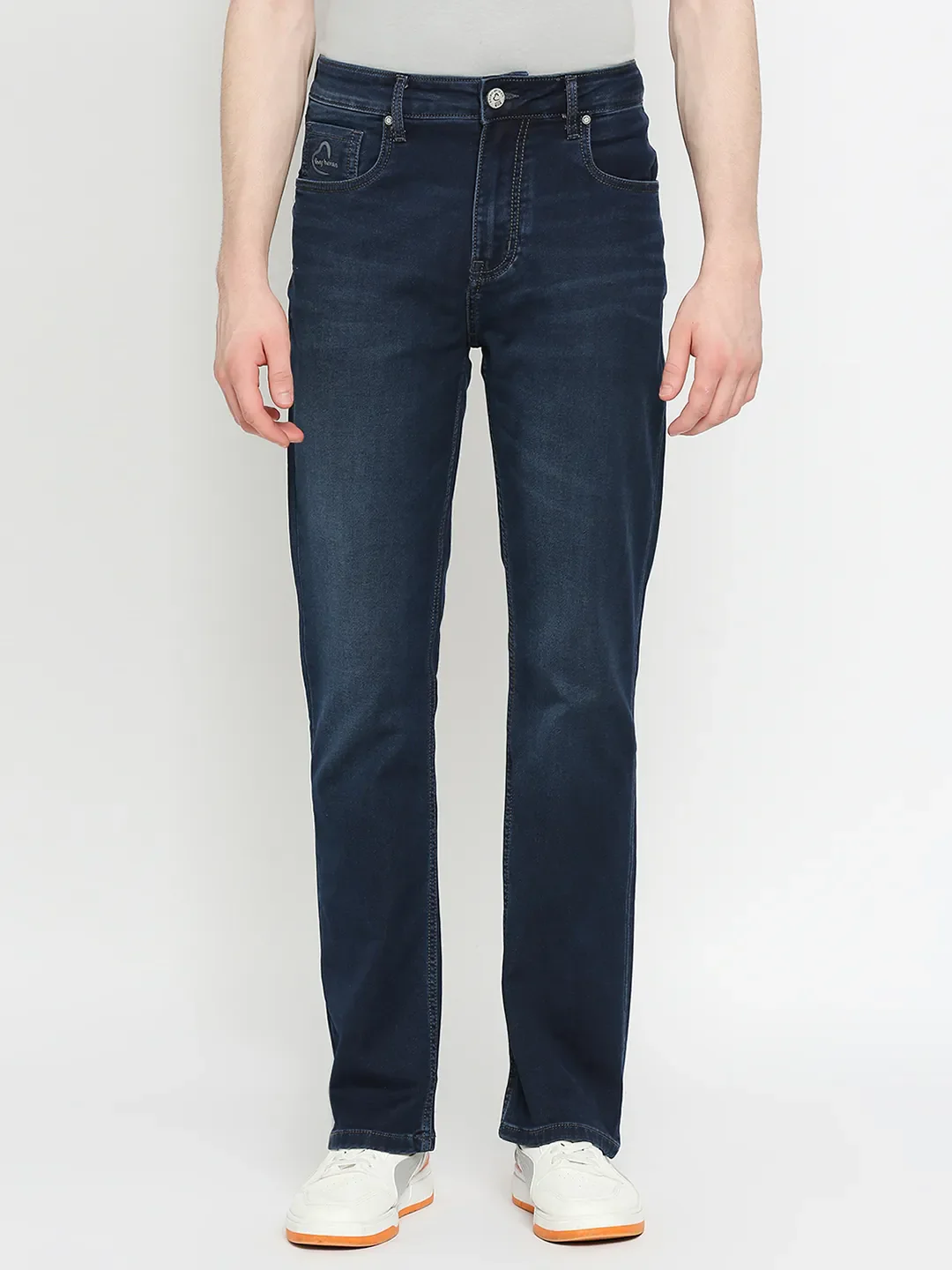 Blue Boot Cut Fit Men's Denims by Being Human Clothing