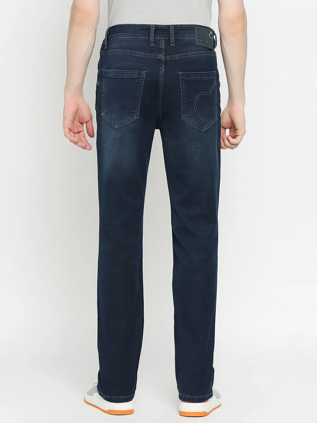 Blue Boot Cut Fit Men's Denims by Being Human Clothing - Image 4