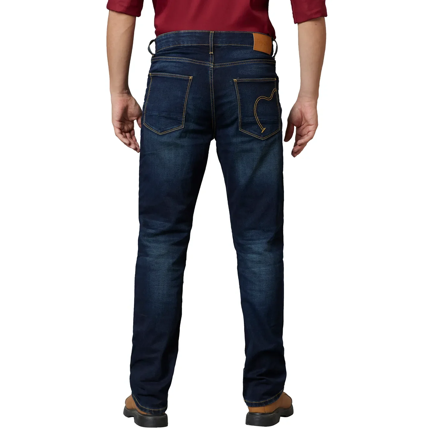 Blue Boot Cut Fit Men's Denims by Being Human Clothing - Image 2