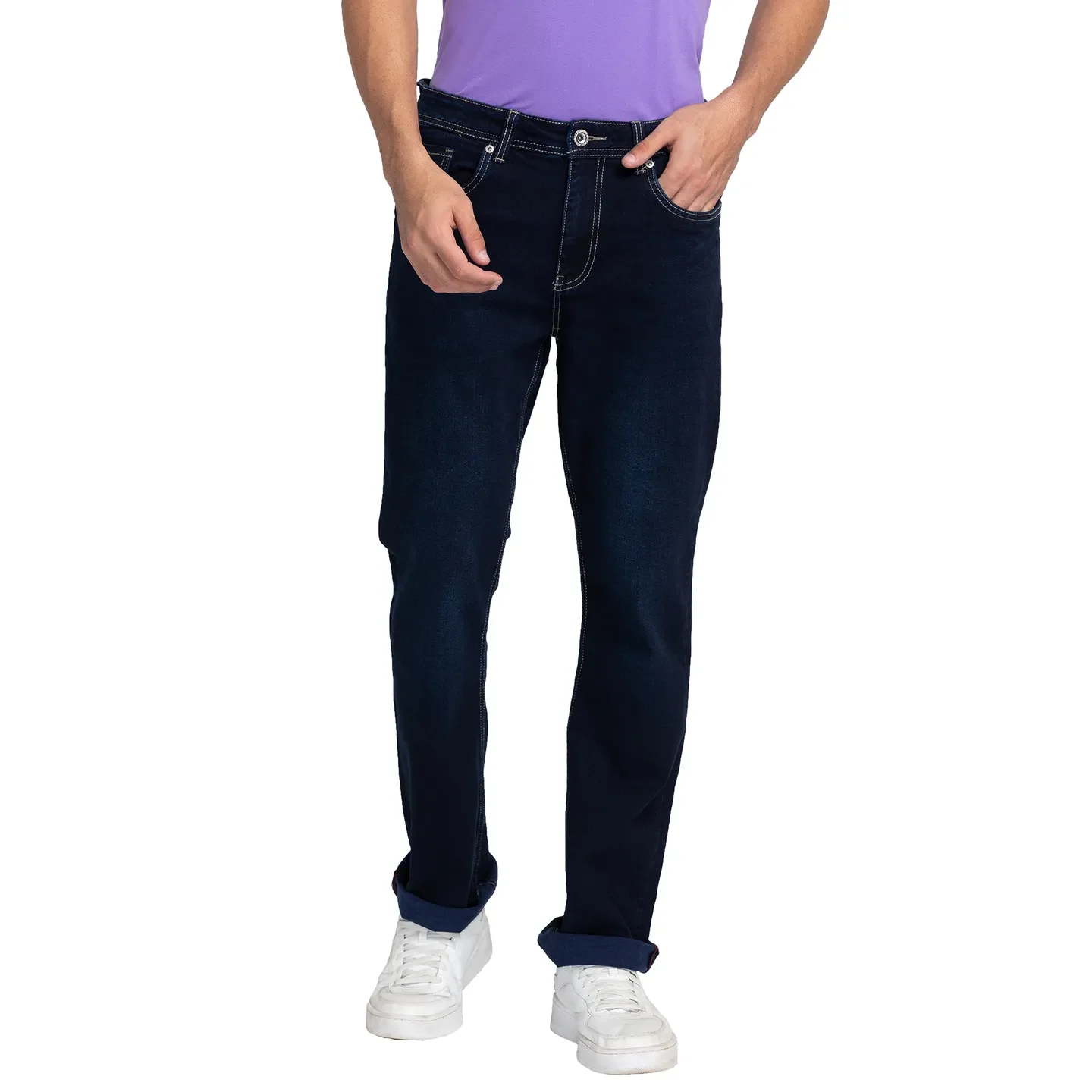 Blue Boot Cut Fit Men's Denims by Being Human Clothing