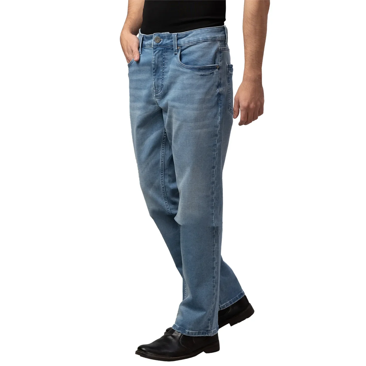 Blue Boot Cut Fit Men's Denims by Being Human Clothing - Image 4