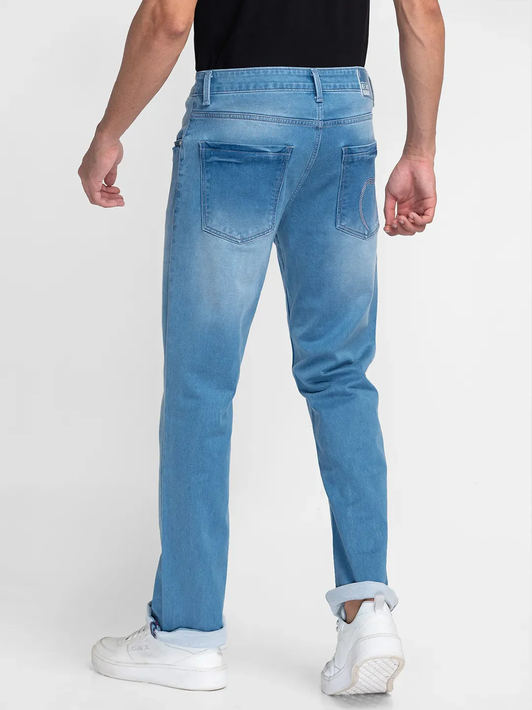 Blue Boot Cut Fit Men's Denims by Being Human Clothing - Image 3