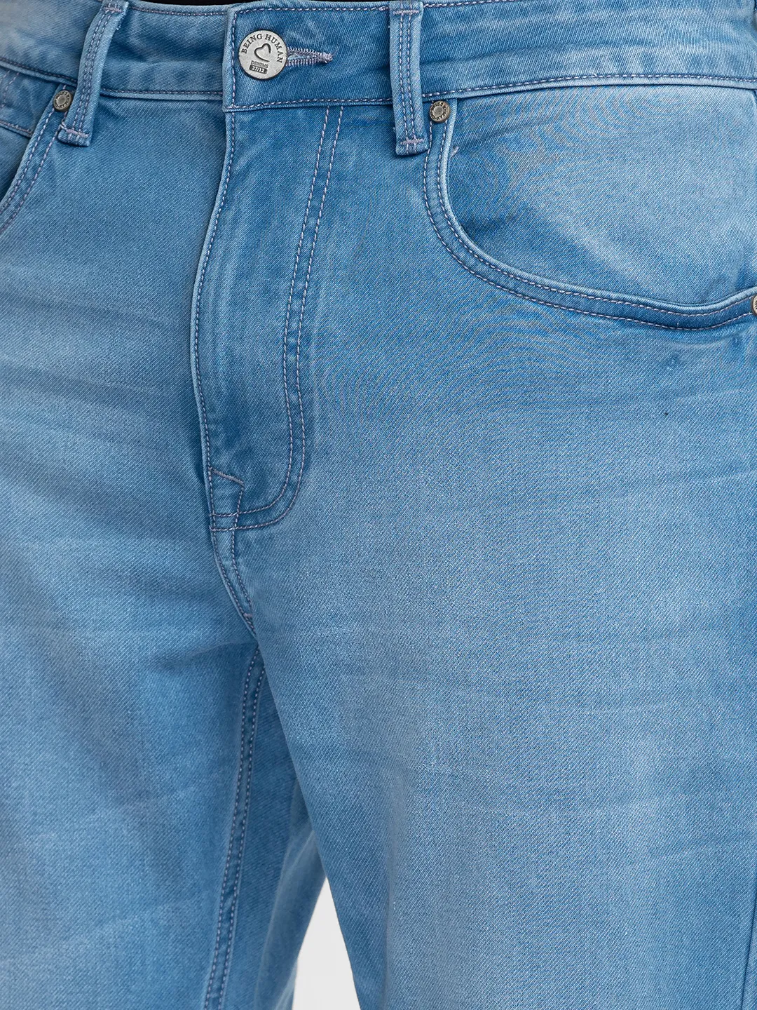 Blue Boot Cut Fit Men's Denims by Being Human Clothing - Image 5