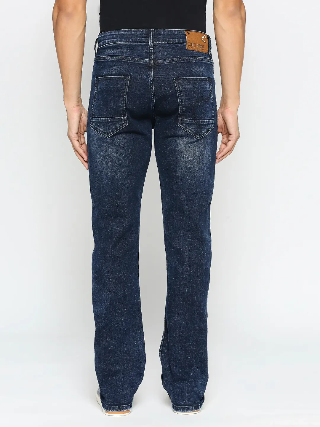 Blue Boot Cut Fit Men's Denims by Being Human Clothing - Image 4