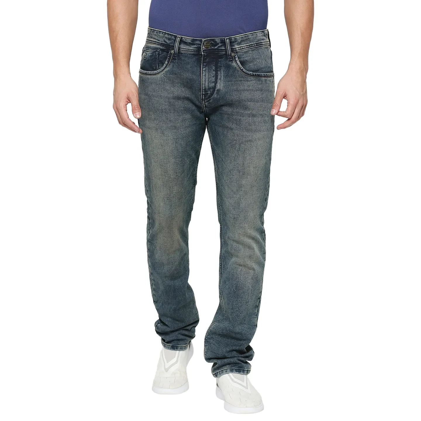 Blue Boot Cut Fit Men's Denims by Being Human Clothing