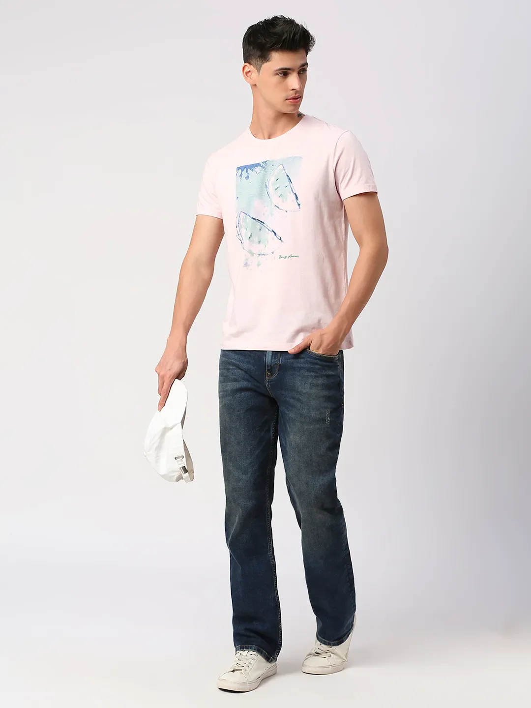 Blue Boot Cut Fit Men's Denims by Being Human Clothing - Image 6