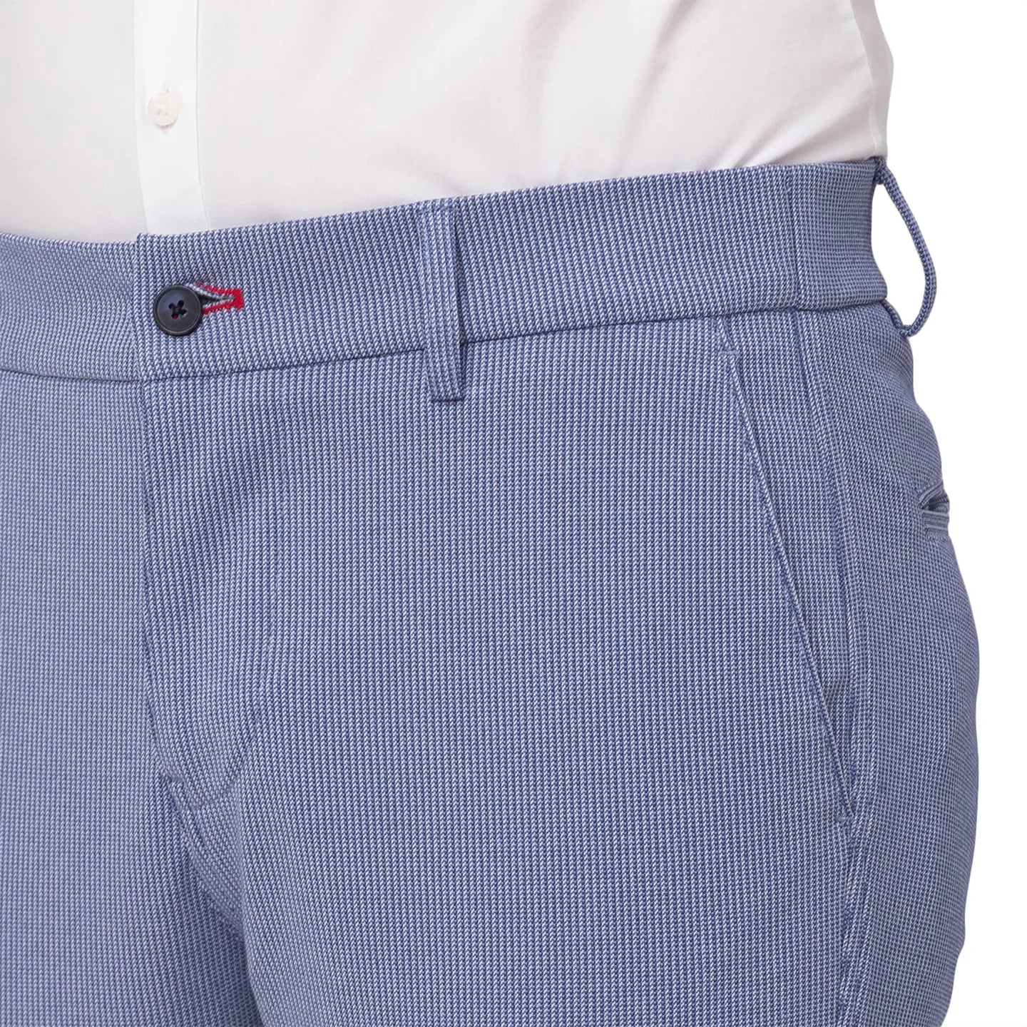 Blue Cropped Fit Men's Chinos by Being Human Clothing - Image 2