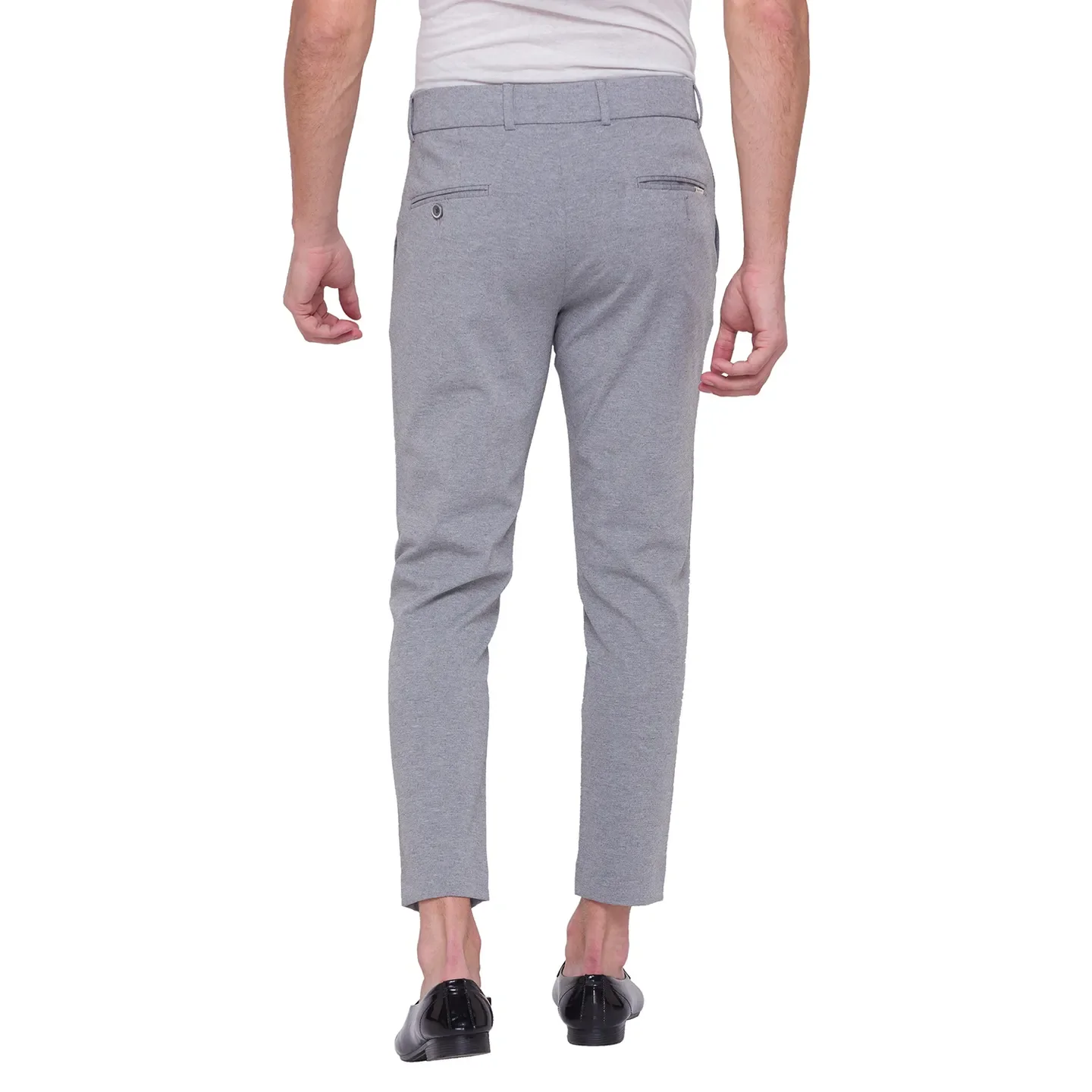 Grey Cropped Fit Men's Chinos by Being Human Clothing
