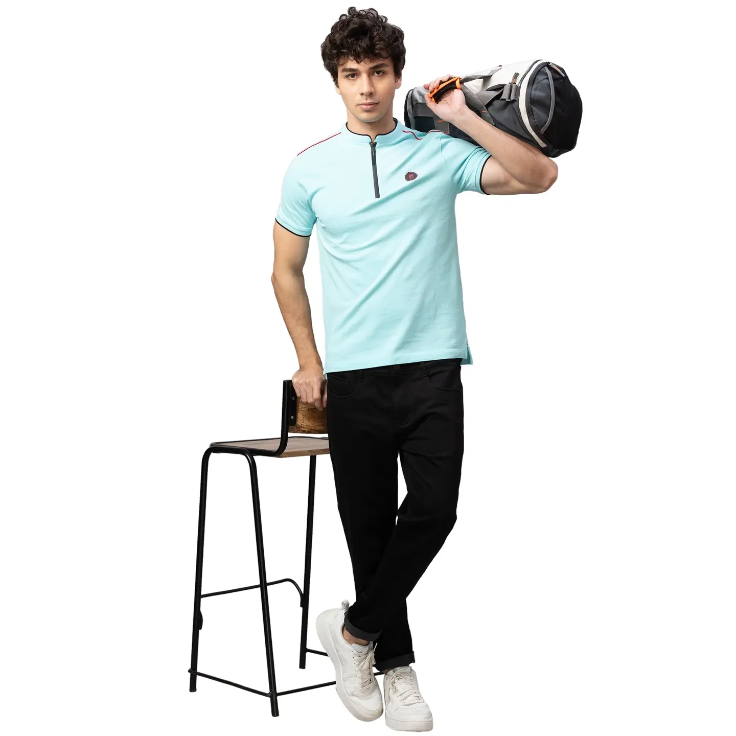 Black Cropped Fit Men's Denims by Being Human Clothing - Image 6